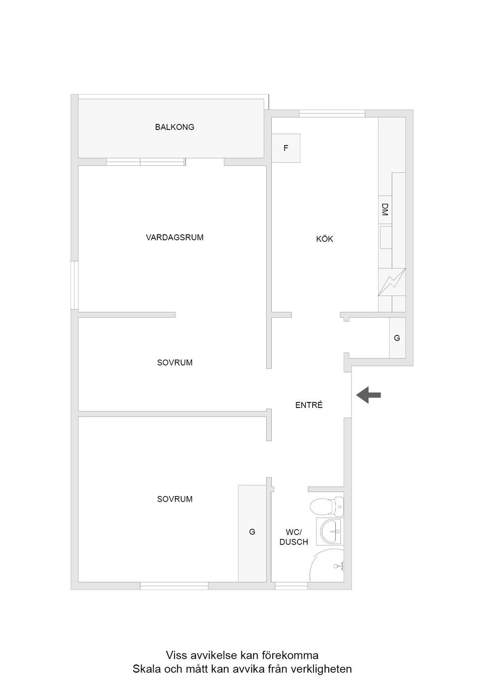 Bostadsrätt, Grangärdesvägen 7B, Surte, Ale