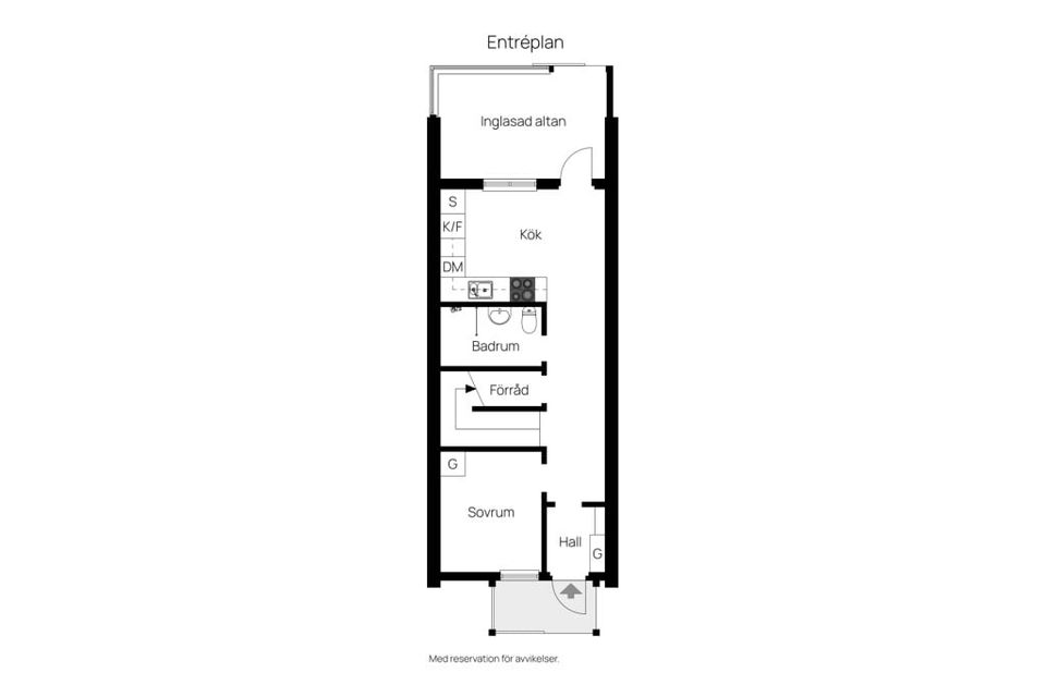 Radhus, Knaftvägen 36, Södermalm, Lycksele