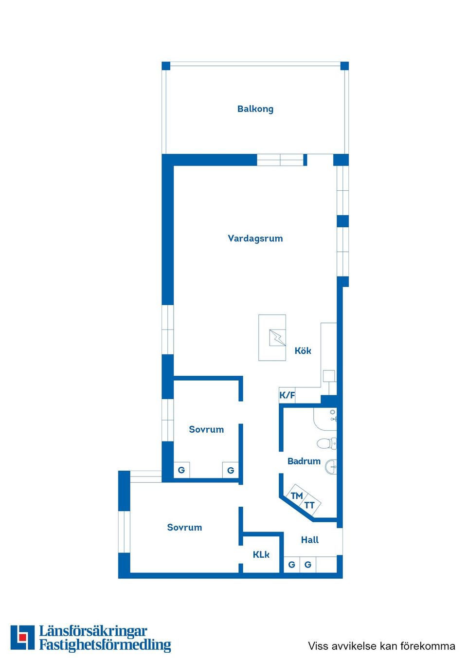 Bostadsrätt, Kyrkogårdsgatan 15 Lgh 1403, Druvefors, Borås
