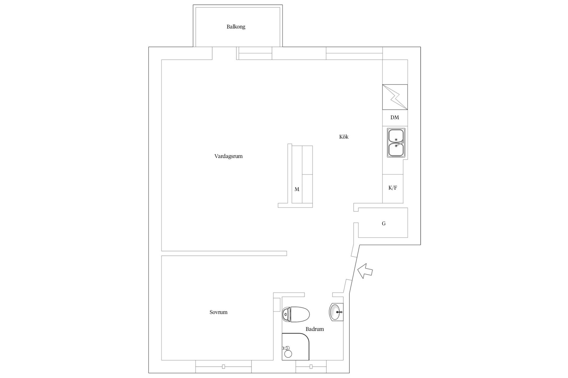 Bostadsrätt, Hjovägen 2, Hammarbyhöjden, Stockholm