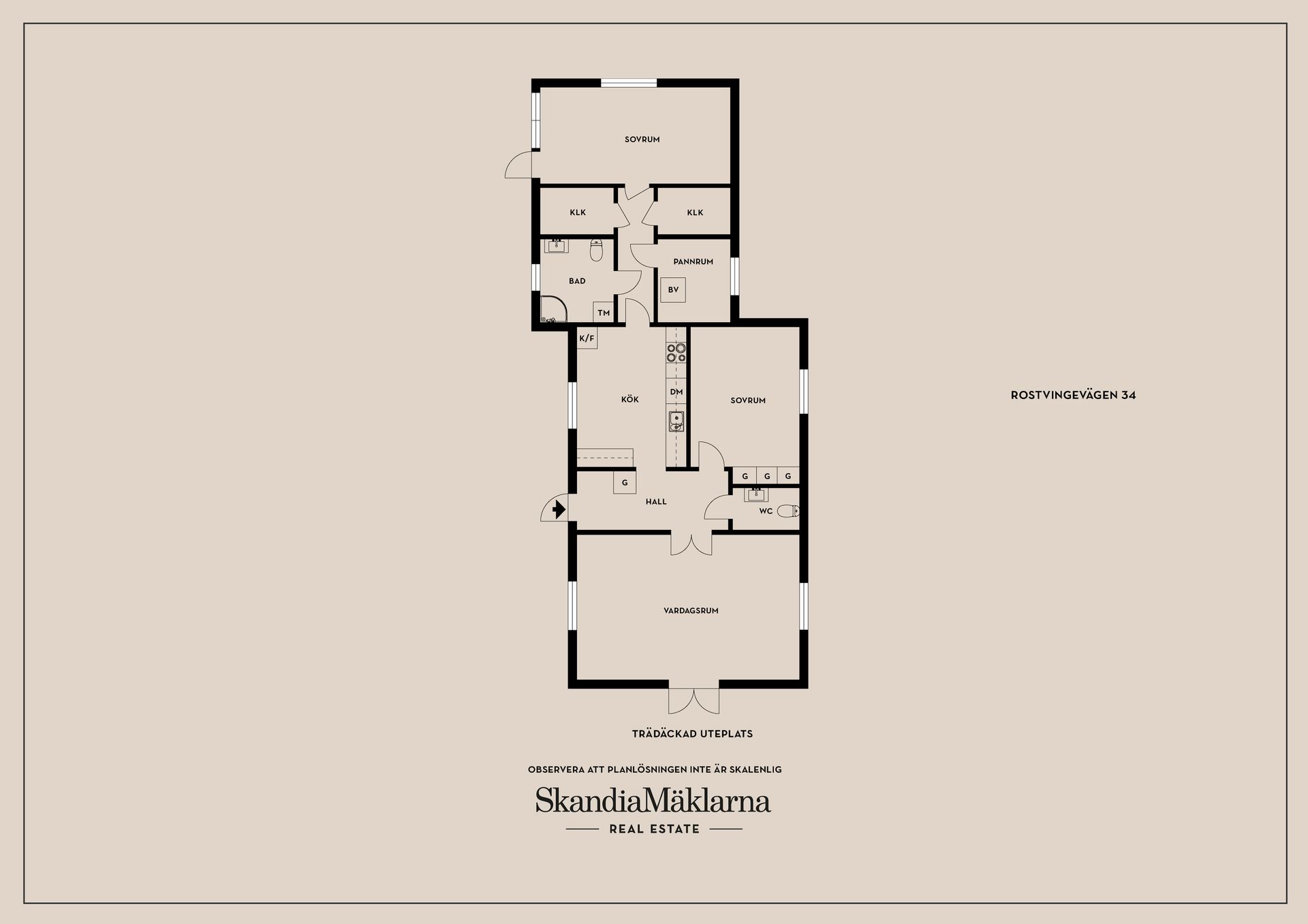Villa, Rostvingevägen 34, Huddinge