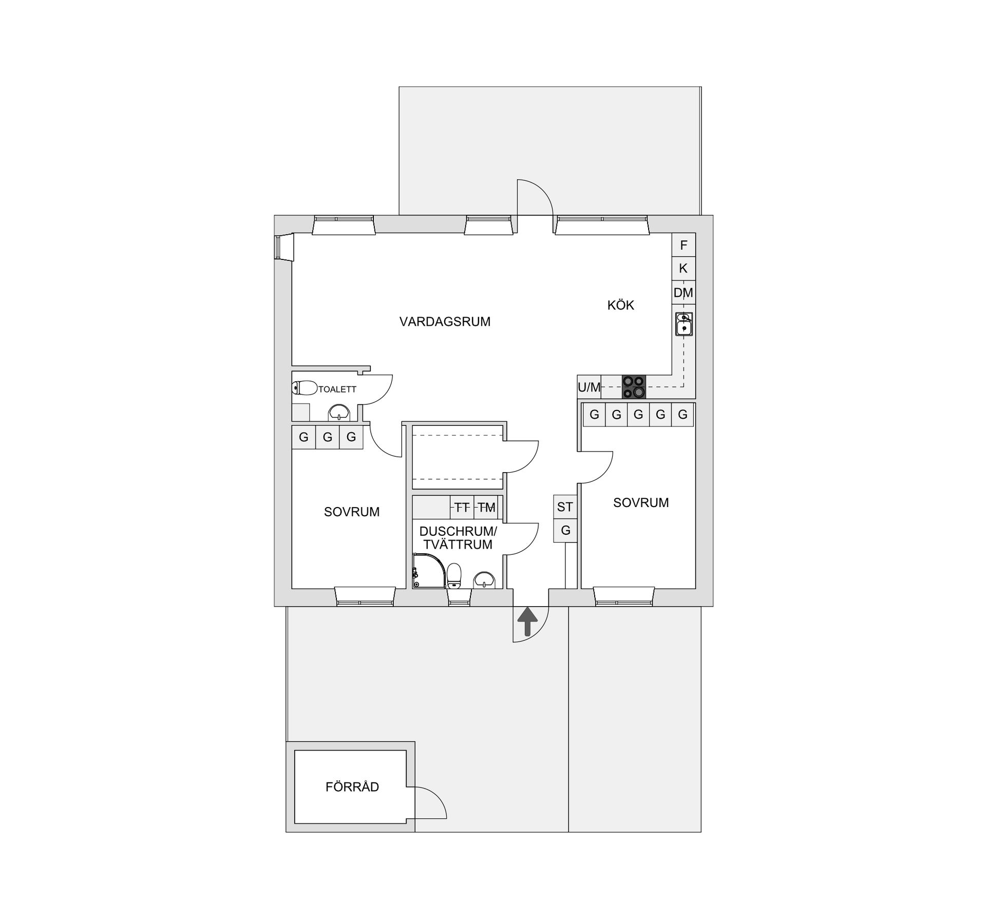 Bostadsrätt, Radhus, Boxarringen 7, Hässleholm - Garnisonen, Hässleholm