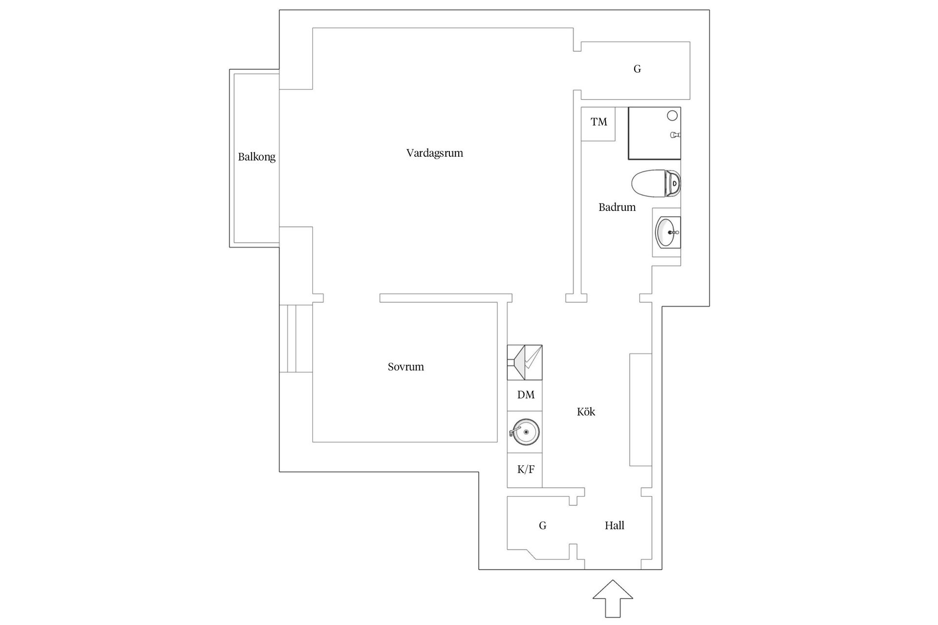 Bostadsrätt, Ölandsgatan 44, Södermalm Katarina, Stockholm