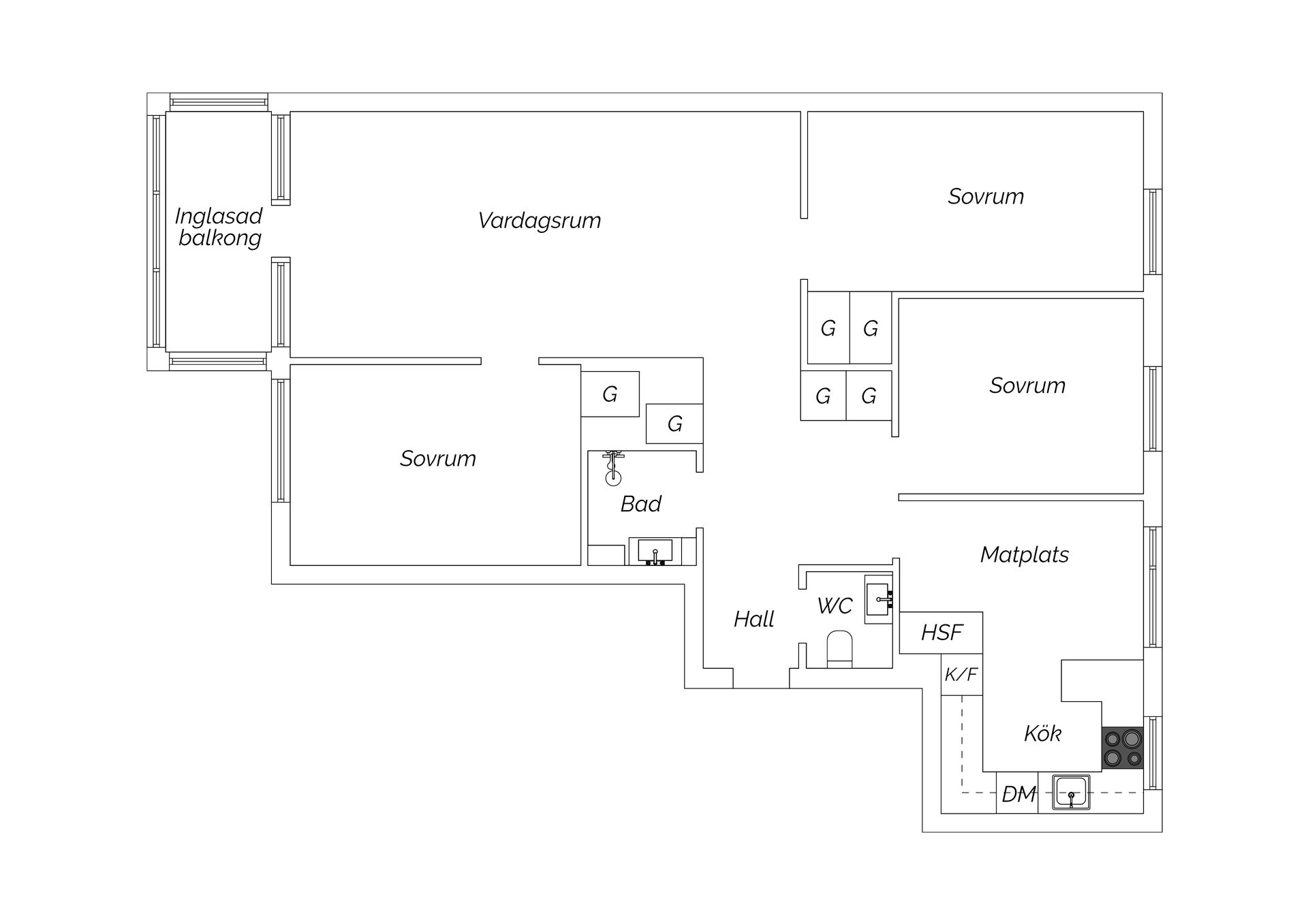 Bostadsrätt, Rådjursstigen 28, Bergshamra, Solna