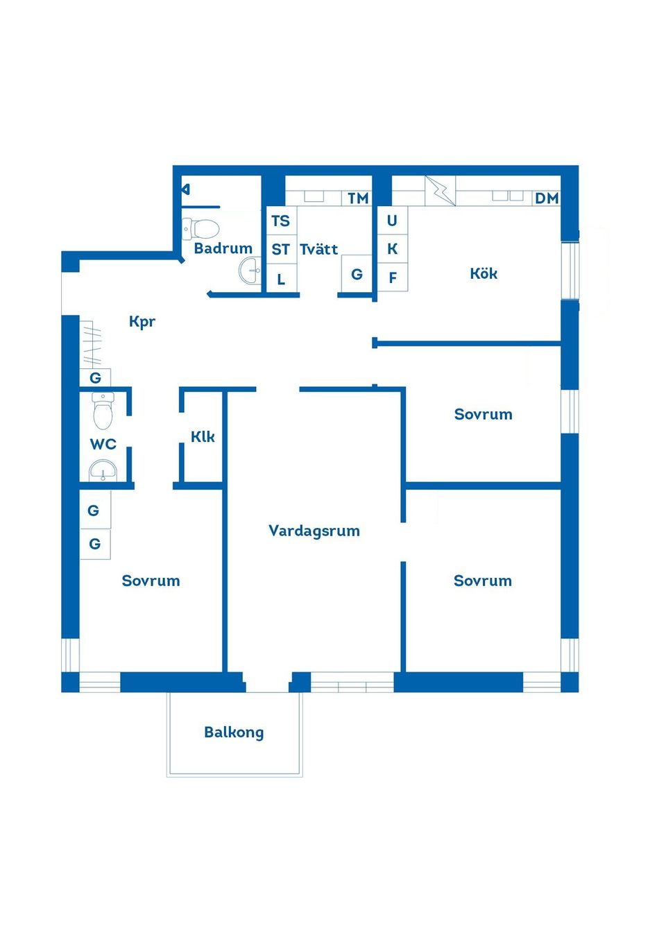 Bostadsrätt, Överstegatan 6A, T1, Linköping