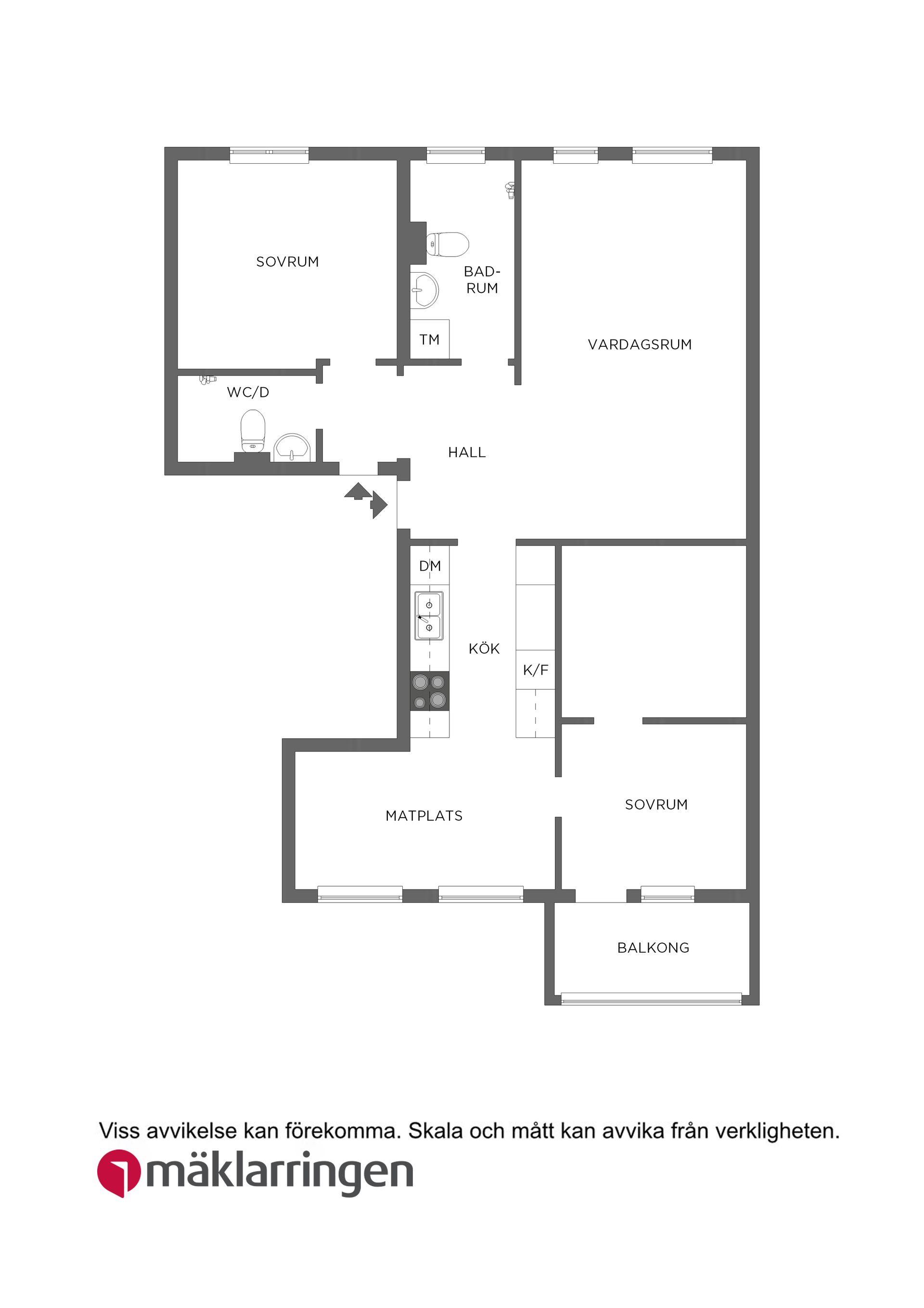 Bostadsrätt, Huggarvägen 38, 1 tr, Västerhaninge, Haninge