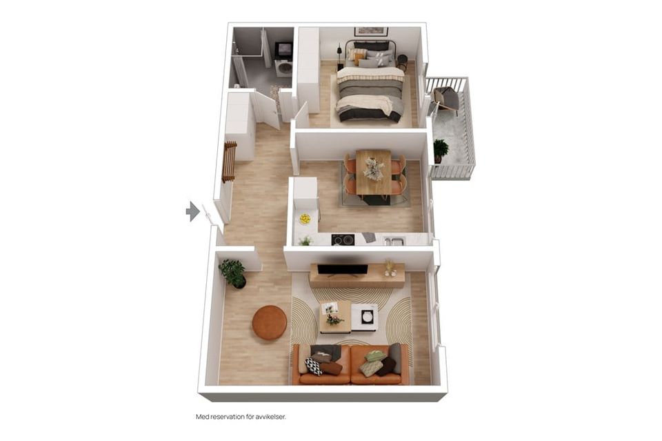 Bostadsrätt, Västra Ringvägen 114, Kullen, Härnösand