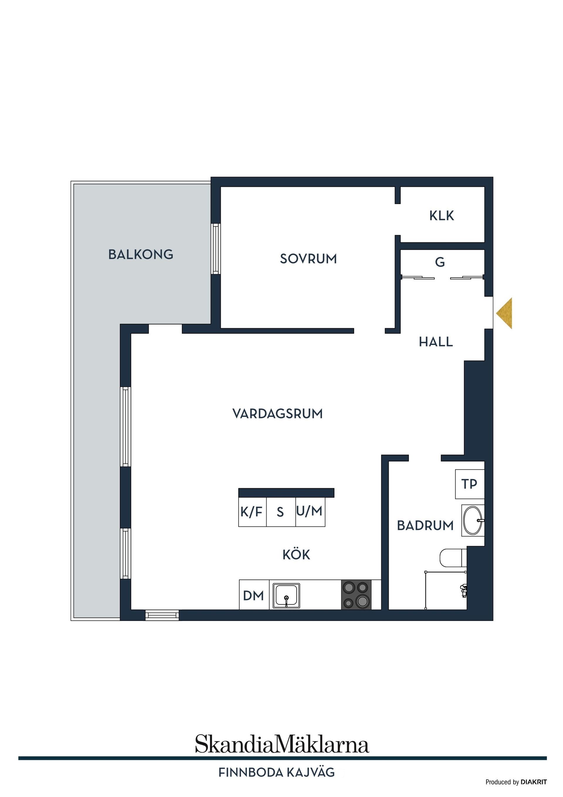 Bostadsrätt, Finnboda kajväg 10, Finnboda Hamn, Nacka