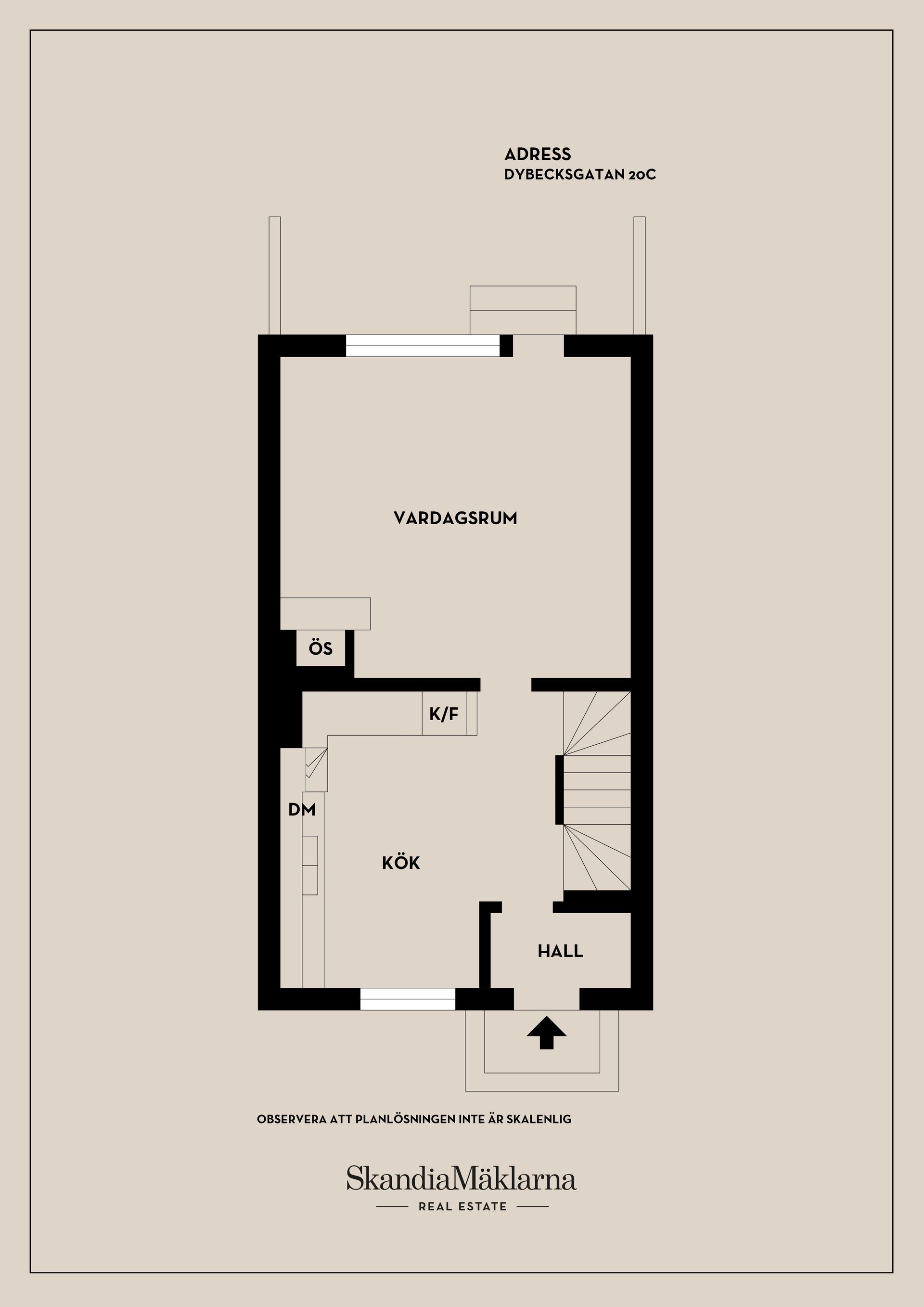 Villa, Dybecksgatan 20C, Gideonsberg, Västerås