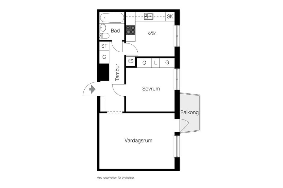 Bostadsrätt, Hovslagaregatan 3, Vaggeryd
