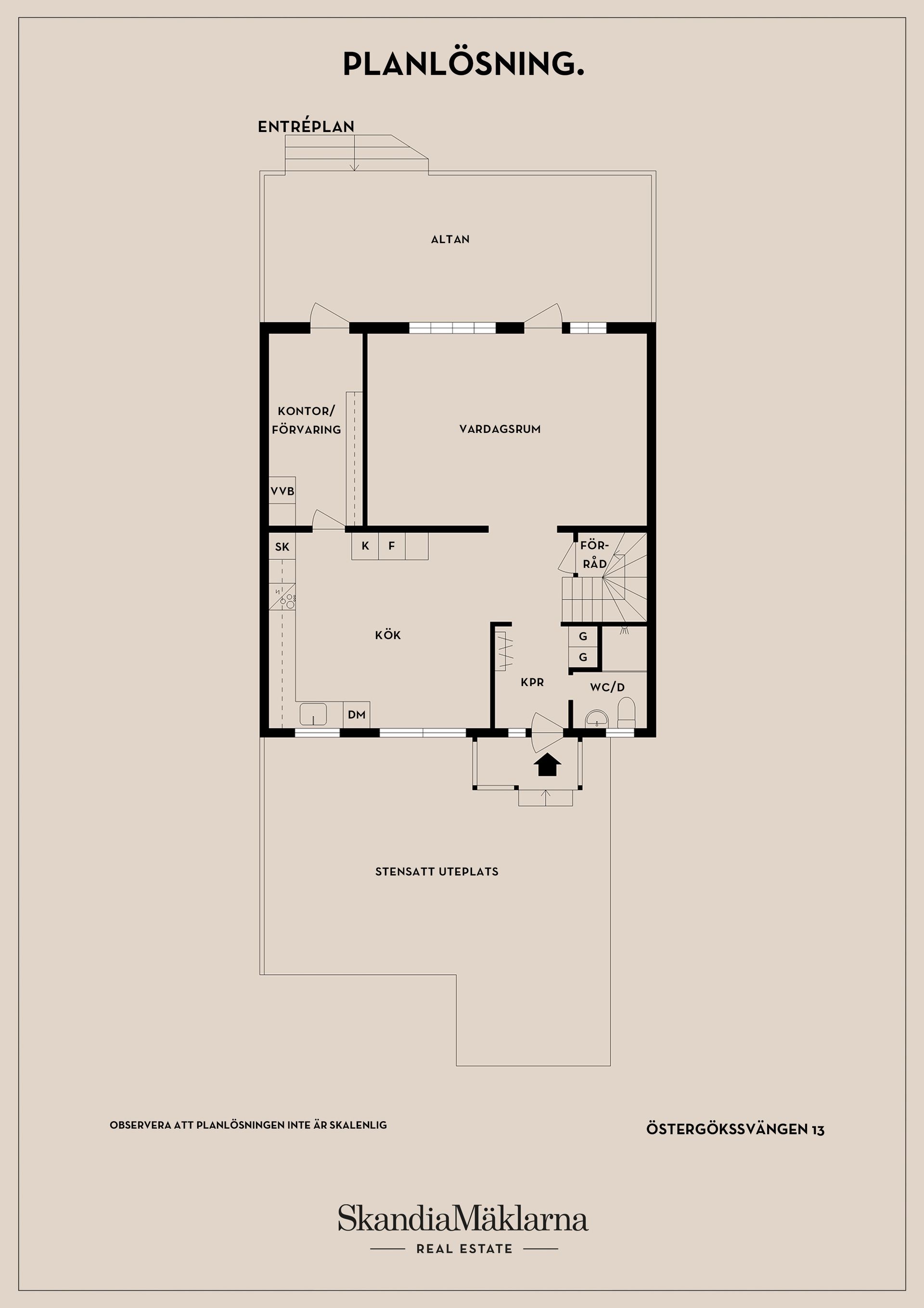 Radhus, Östergökssvängen 13, Nälsta, Stockholm