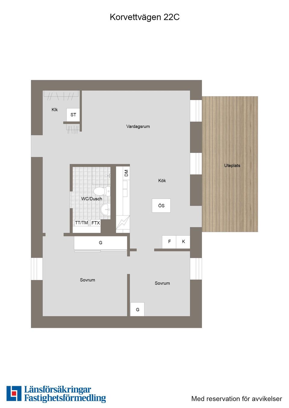 Bostadsrätt, Korvettvägen 22C, Bredsand, Enköping