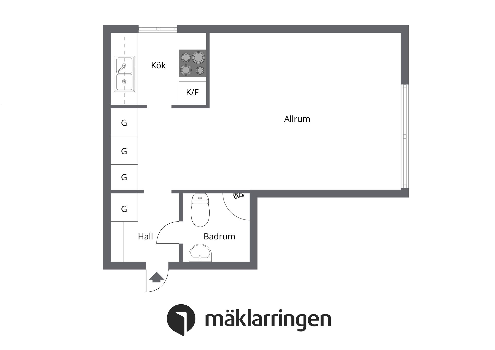 Bostadsrätt, Rombergsgatan 16, Romberga, Enköping
