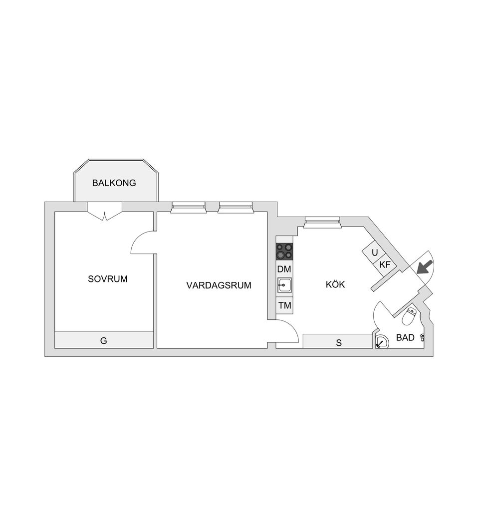 Bostadsrätt, Adress dold tillsvidare, Vasastan Sibirien, Stockholm