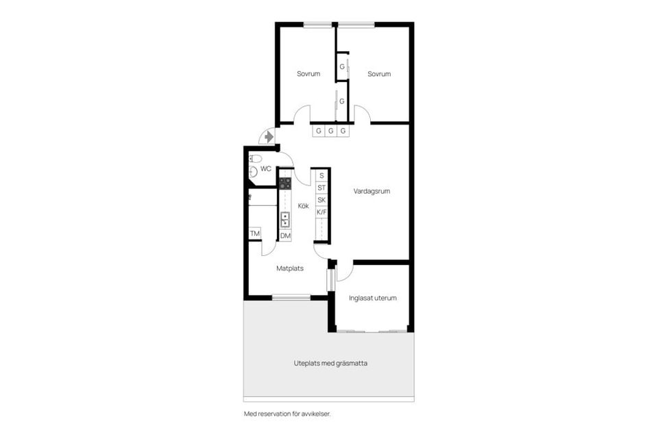 Bostadsrätt, Kornhillsvägen 21 B, Vallås, Halmstad