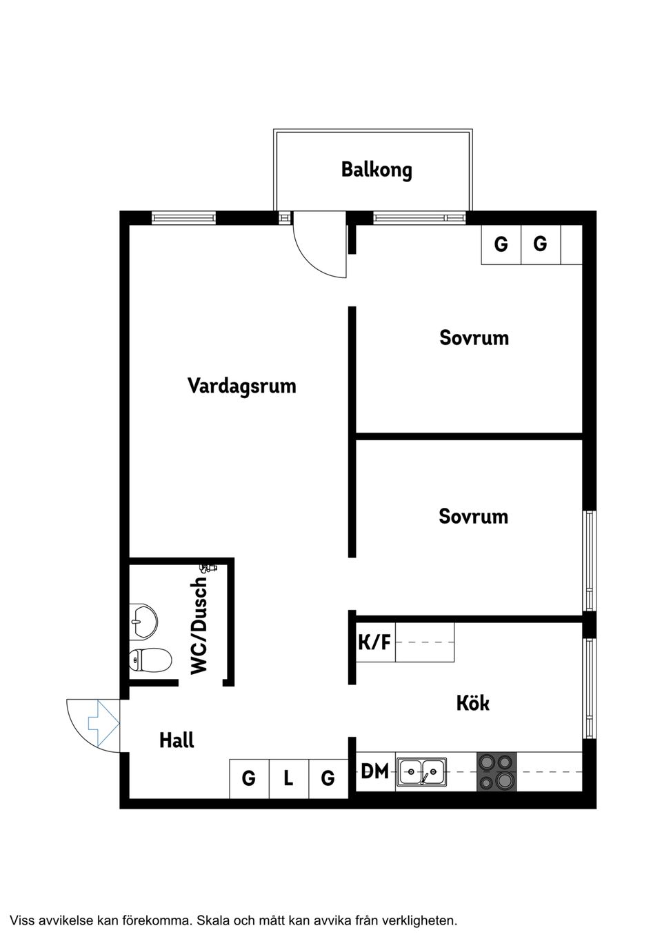 Bostadsrätt, Östra Bergsgatan 1A, Östra Berg, Tranås