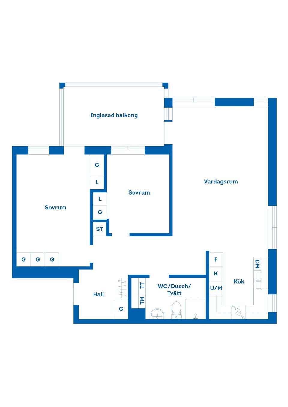 Bostadsrätt, Fahlmansgatan 5B, Ulricehamn