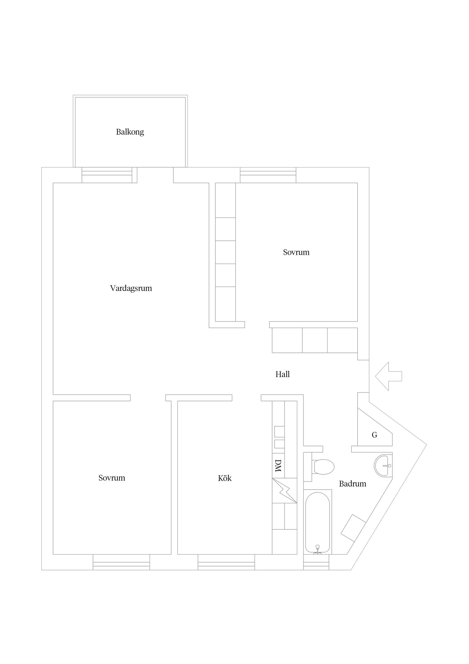 Bostadsrätt, Hagvägen 6F, Runby, Upplands Väsby