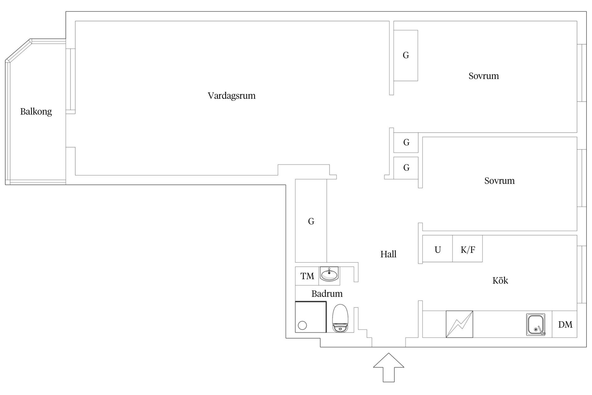 Bostadsrätt, Kilian Zollsgatan 15D, Ribersborg, Malmö
