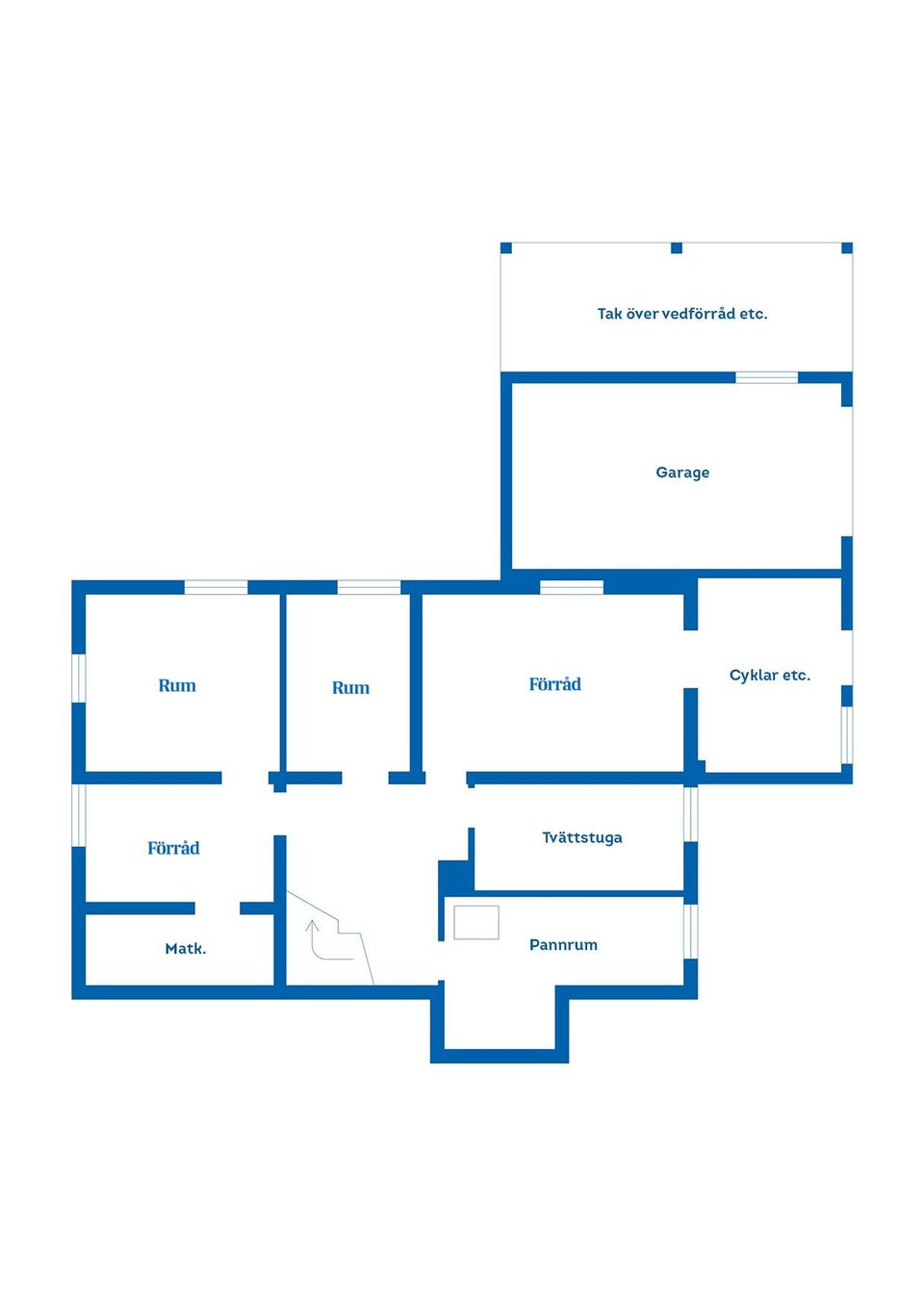 Villa, Kvarnholsvägen 8, Morkarlby, Mora