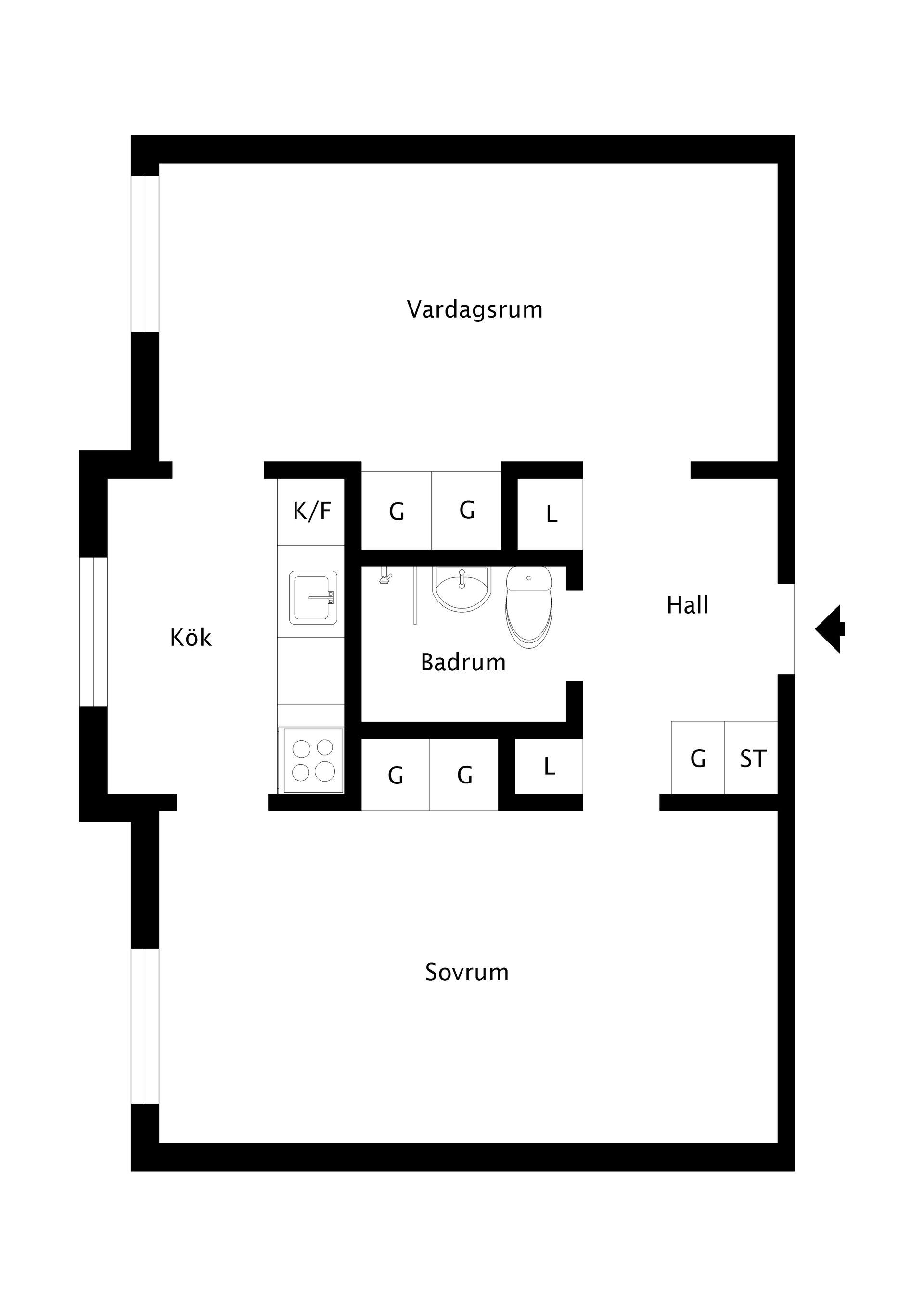 Bostadsrätt, Sköndalsvägen 114, Stockholm