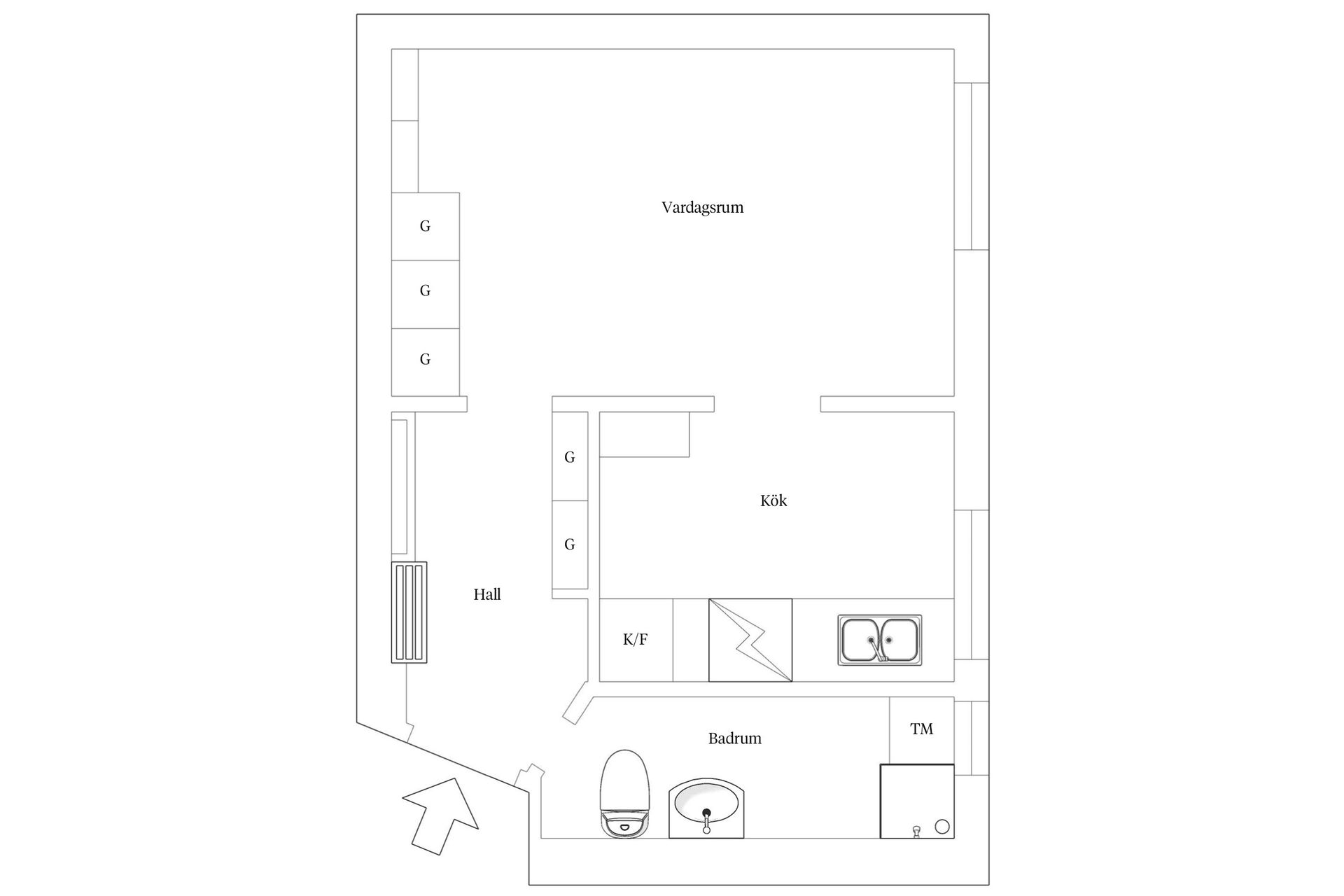 Bostadsrätt, Runda vägen 24B, Bromma - Äppelviken, Stockholm