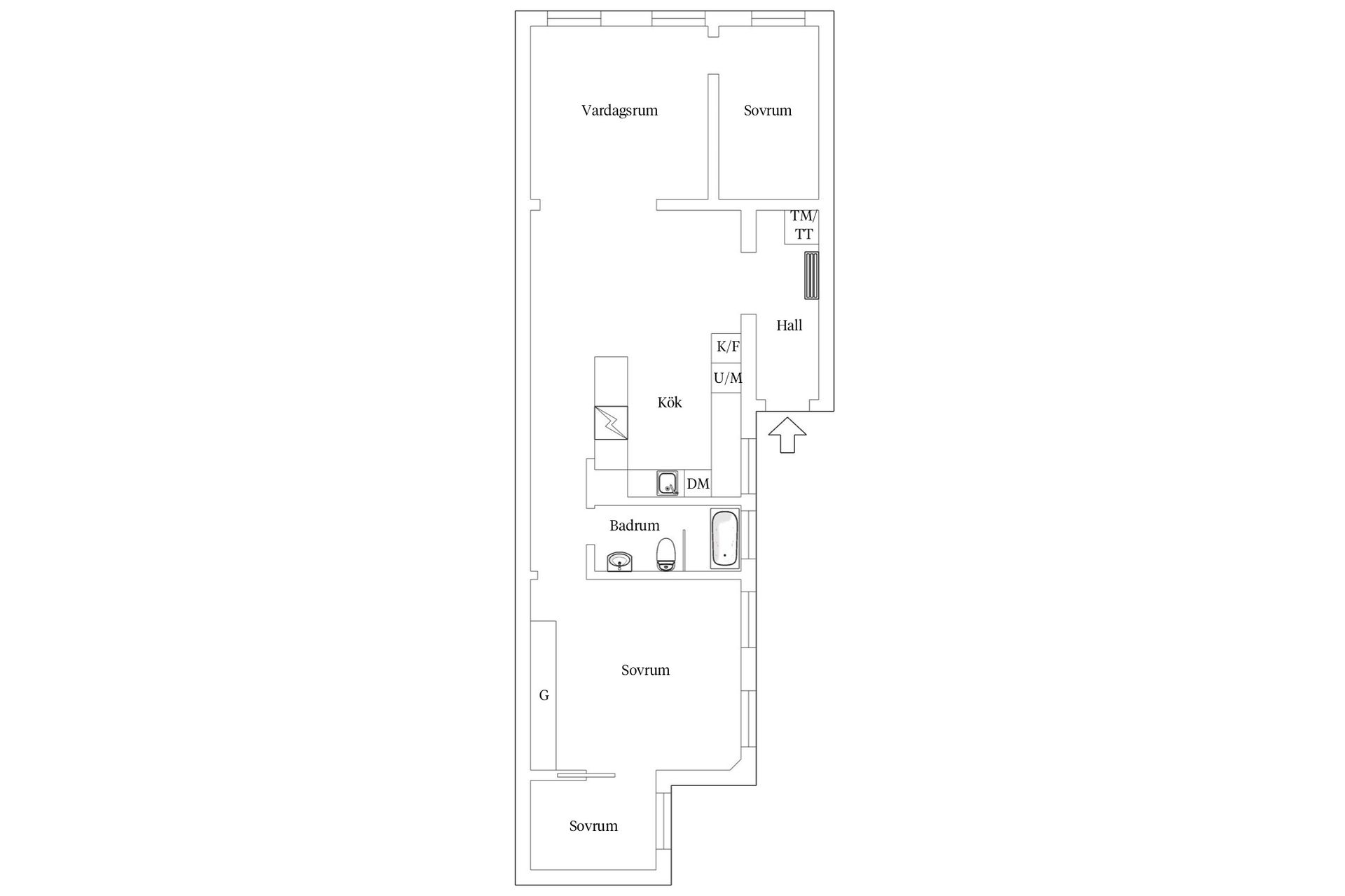 Bostadsrätt, Stora Tvärgatan 42B, Lund - Centrum, Lund