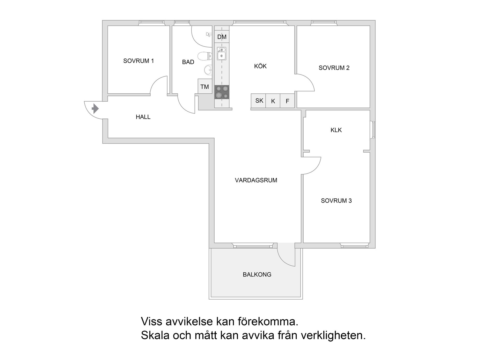 Bostadsrätt, Koldinggatan 7, 1 tr, Ärvinge, Stockholm