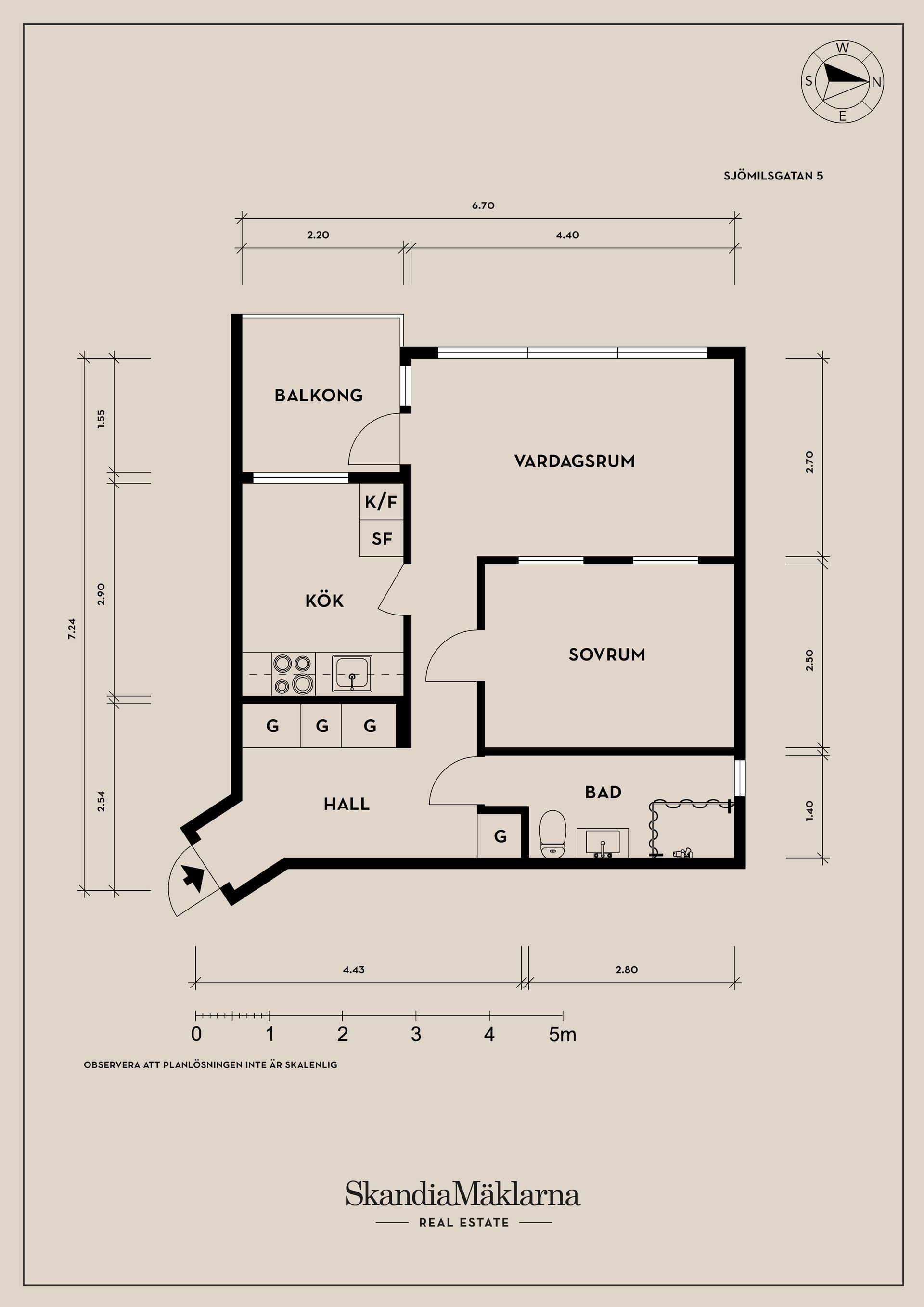 Bostadsrätt, Sjömilsgatan 5, Göteborg