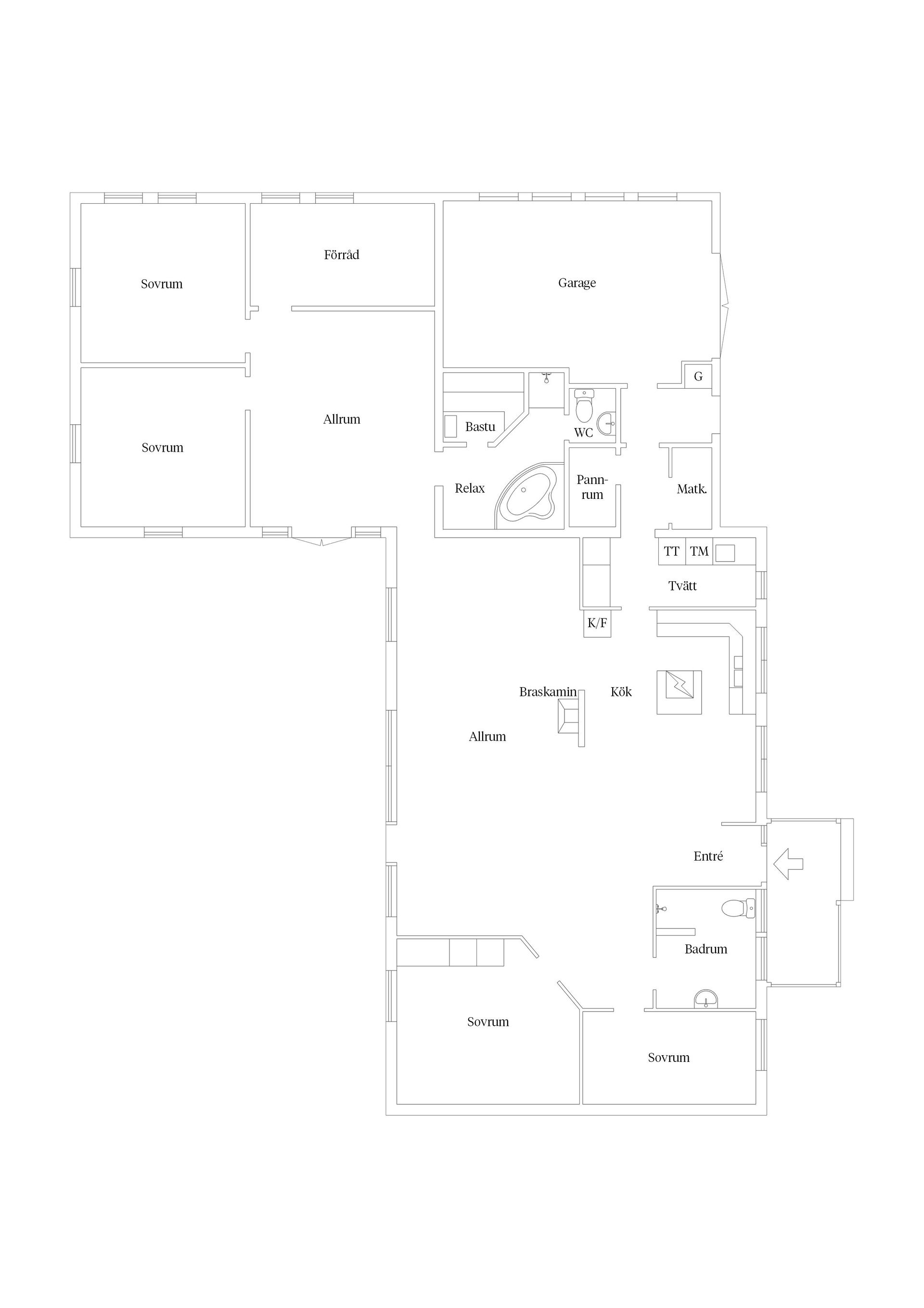 Villa, Radhus, Grindvägen 17, Mobacken, Skellefteå