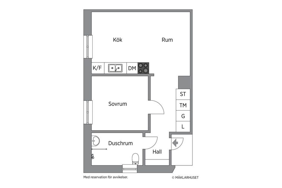 Bostadsrätt, Norra Murgatan 25 A, Visby innerstad, Gotland