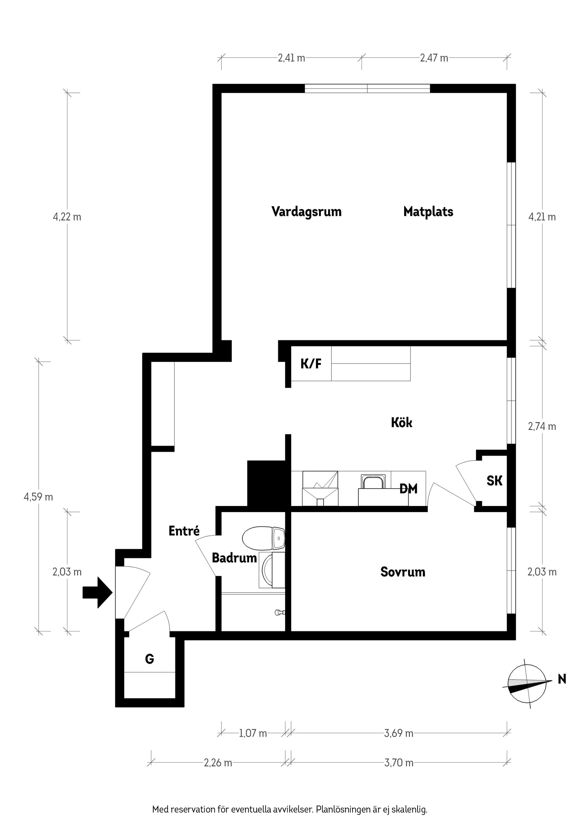 Bostadsrätt, Björcksgatan 29, Kålltorp, Göteborg