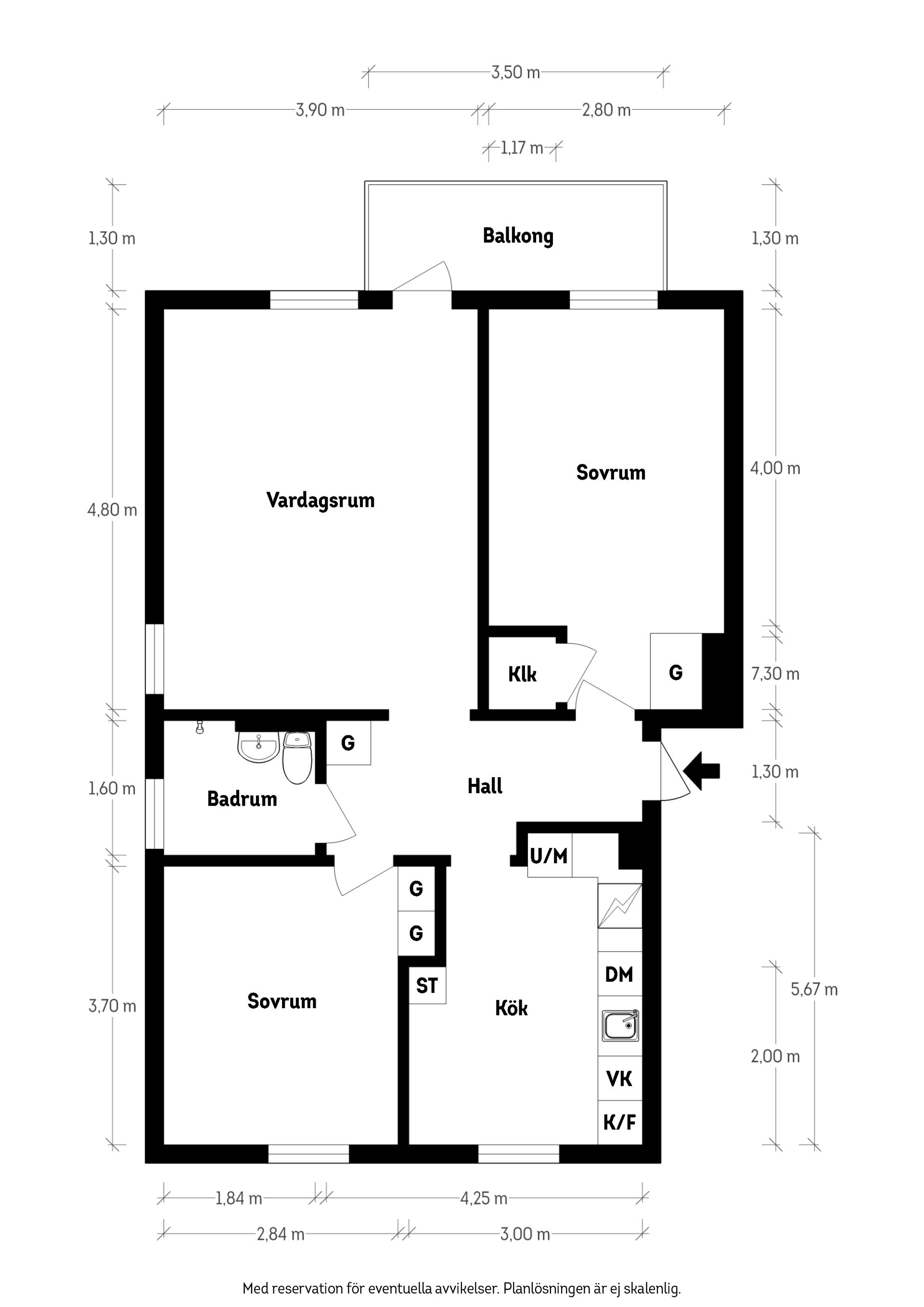 Bostadsrätt, Ahrenbergsgatan 26A, Munkebäck, Göteborg