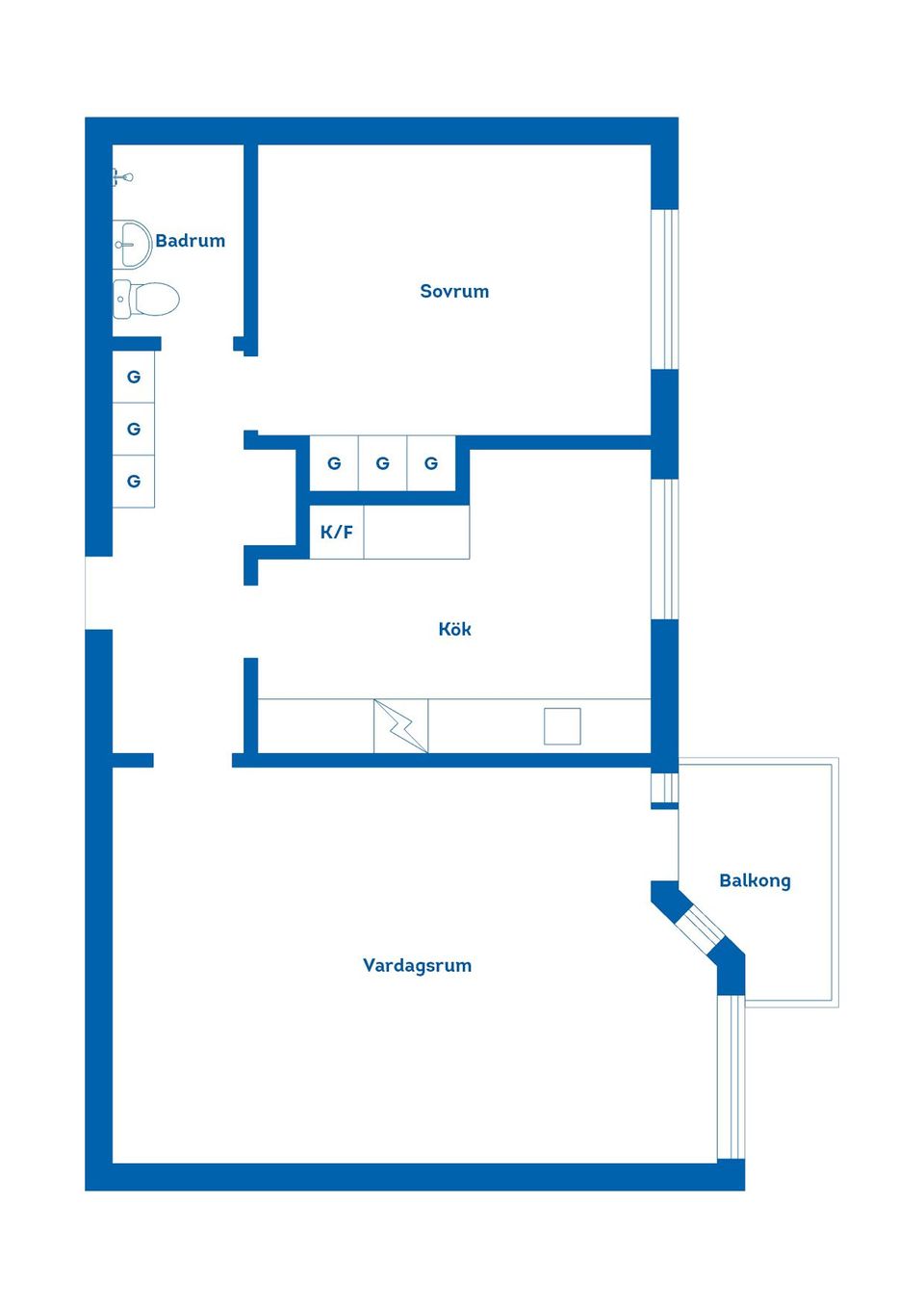 Bostadsrätt, Vankivavägen 9B, Väster, Hässleholm