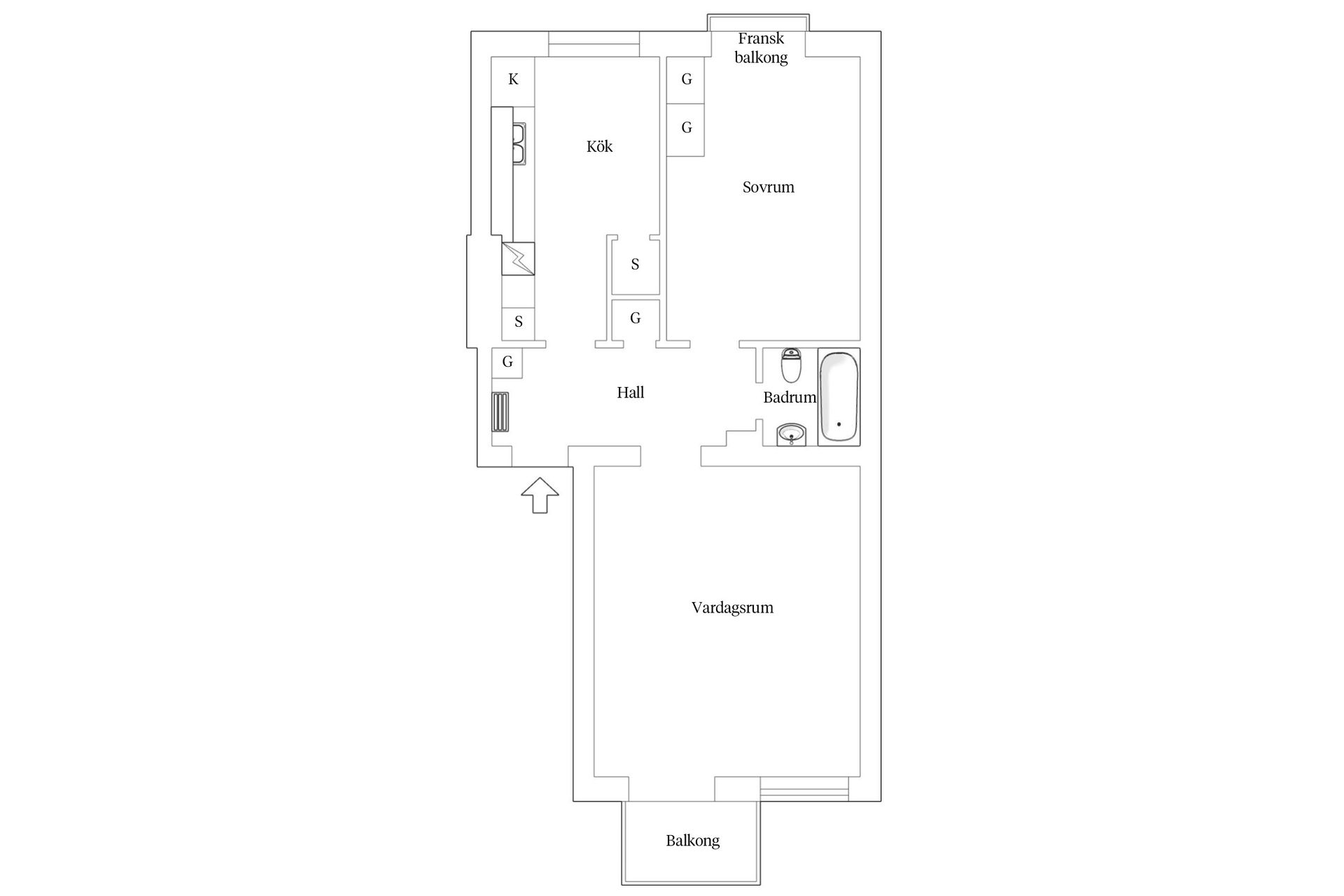 Bostadsrätt, Bellevuevägen 4B, Erikslust, Malmö