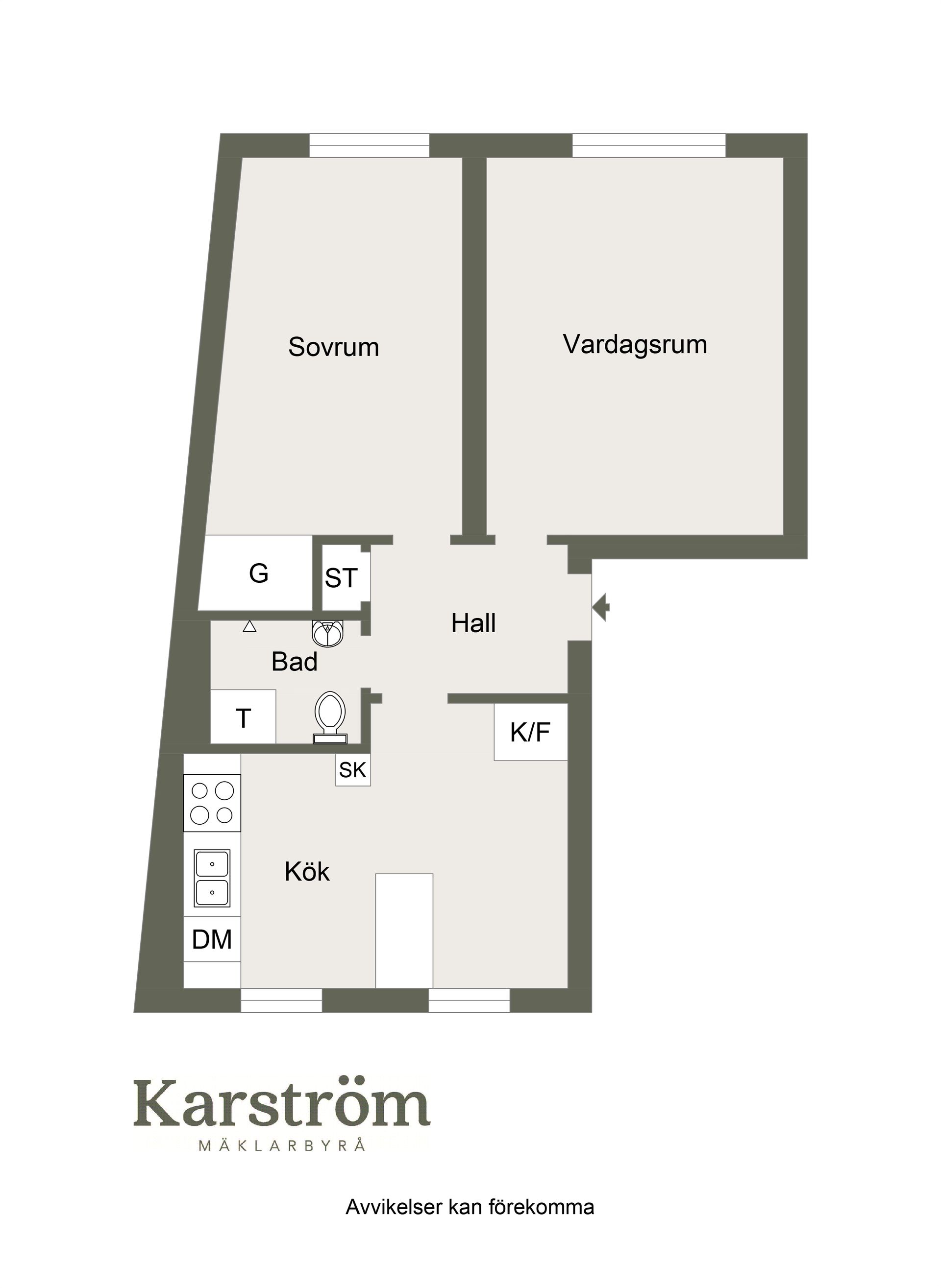 Bostadsrätt, Storgatan 59, Centrum, Sundsvall