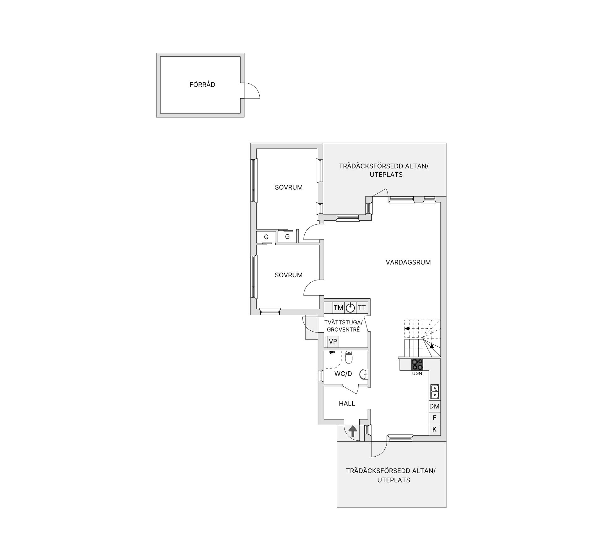 Villa, Soldat Ståhls gränd 4, Stäket, Järfälla