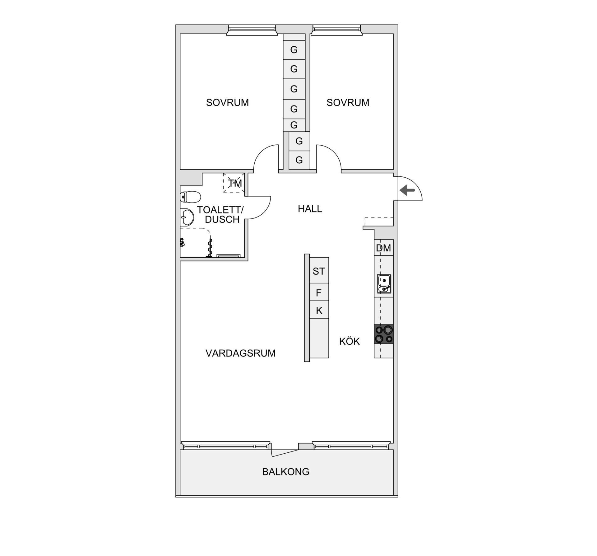 Bostadsrätt, Myntgatan 7H, Moröhöjden, Skellefteå