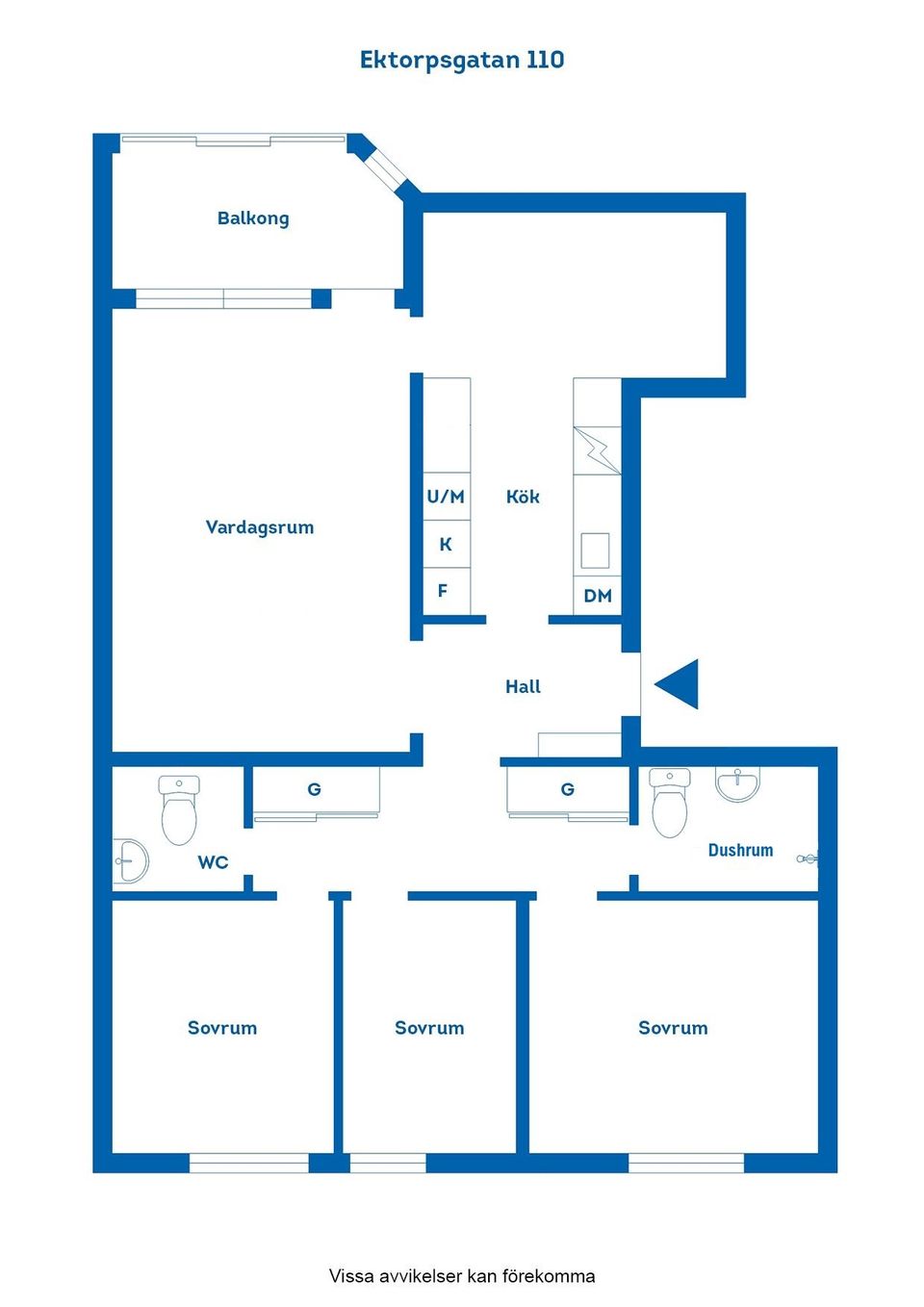 Bostadsrätt, Ektorpsgatan 110, Kaffebacken, Norrköping