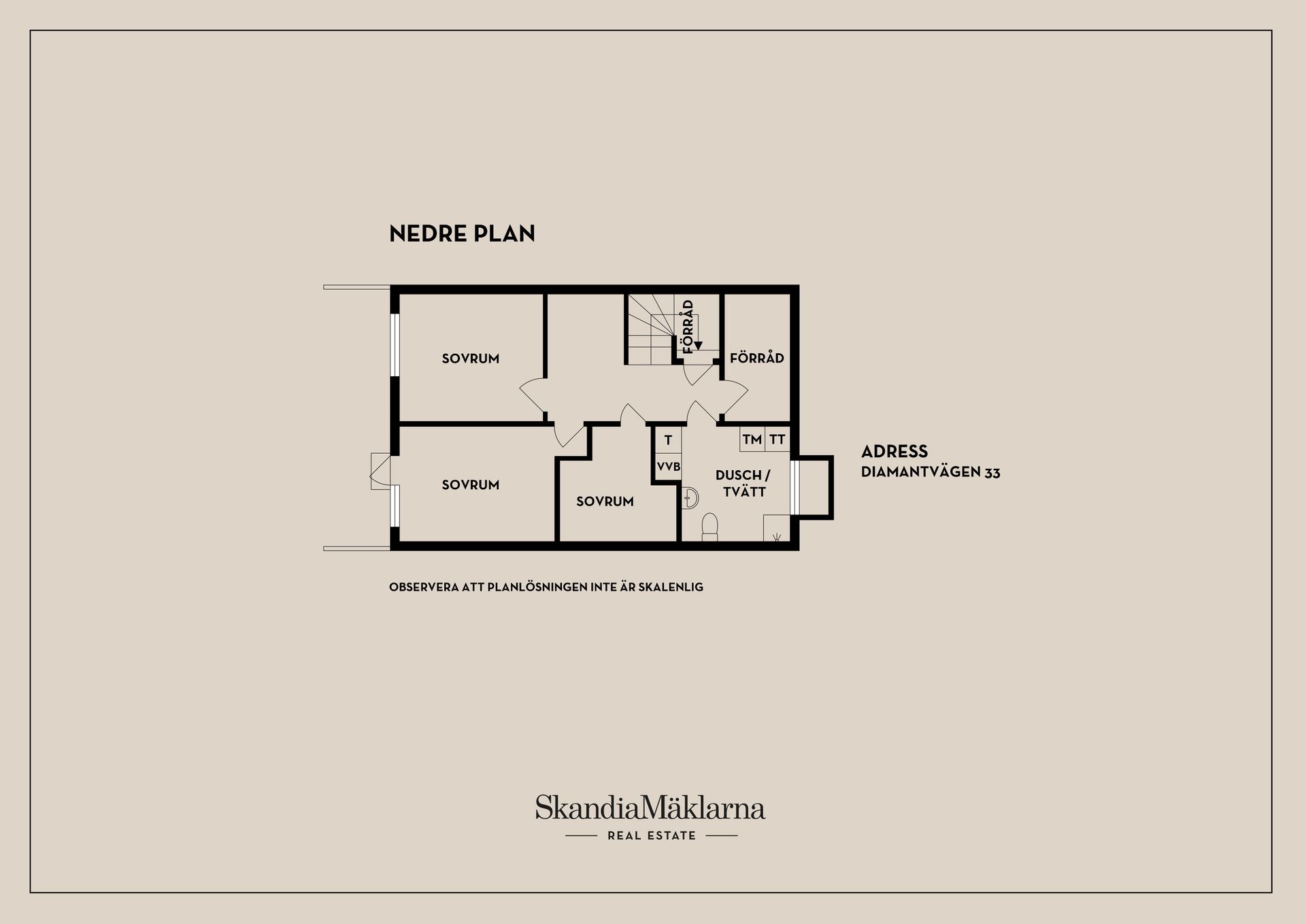 Radhus, Diamantvägen 33, Sjösa, Nyköping