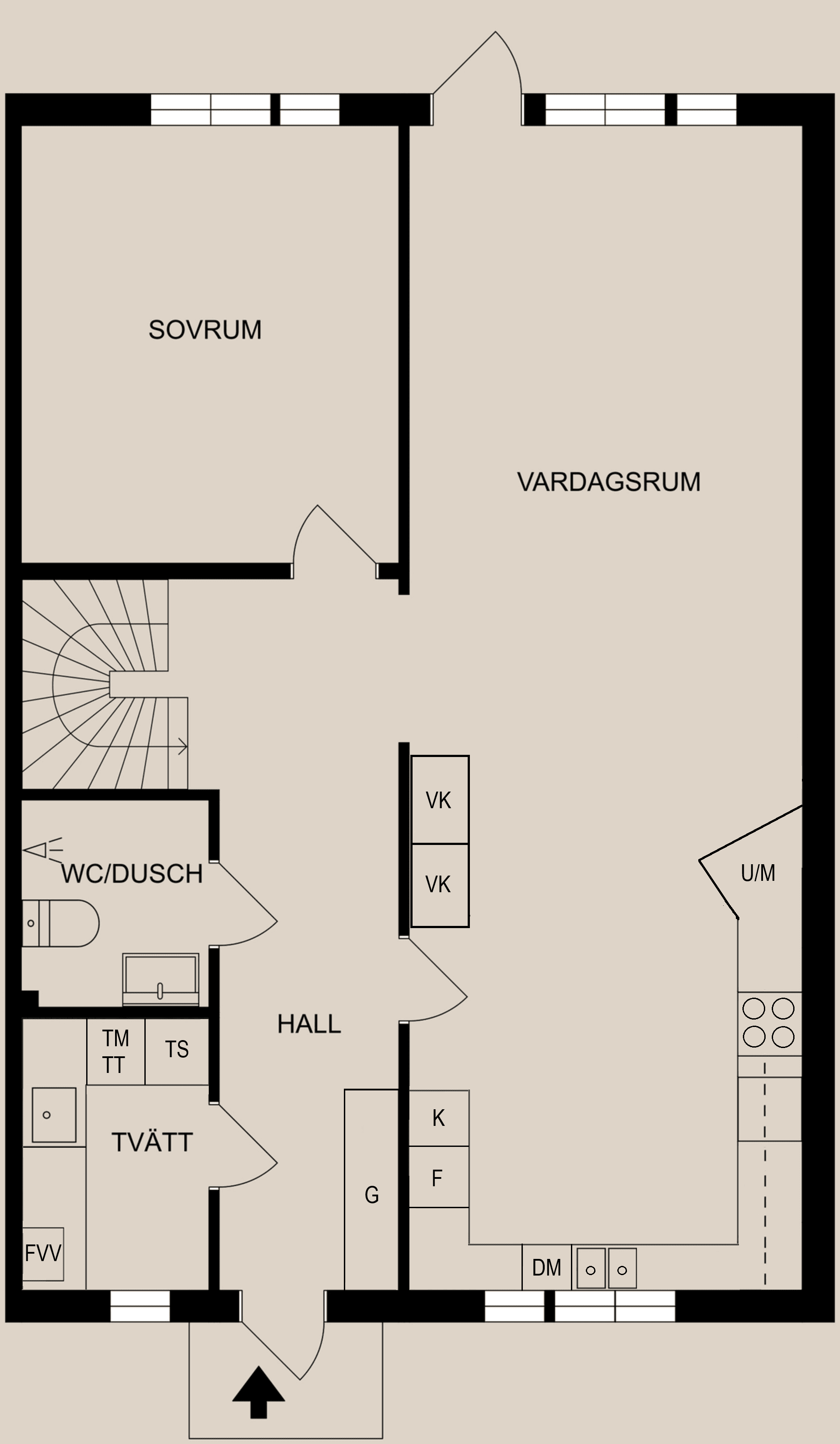 Radhus, Ånestadsgatan 91, Smedby, Ånestad, Norrköping