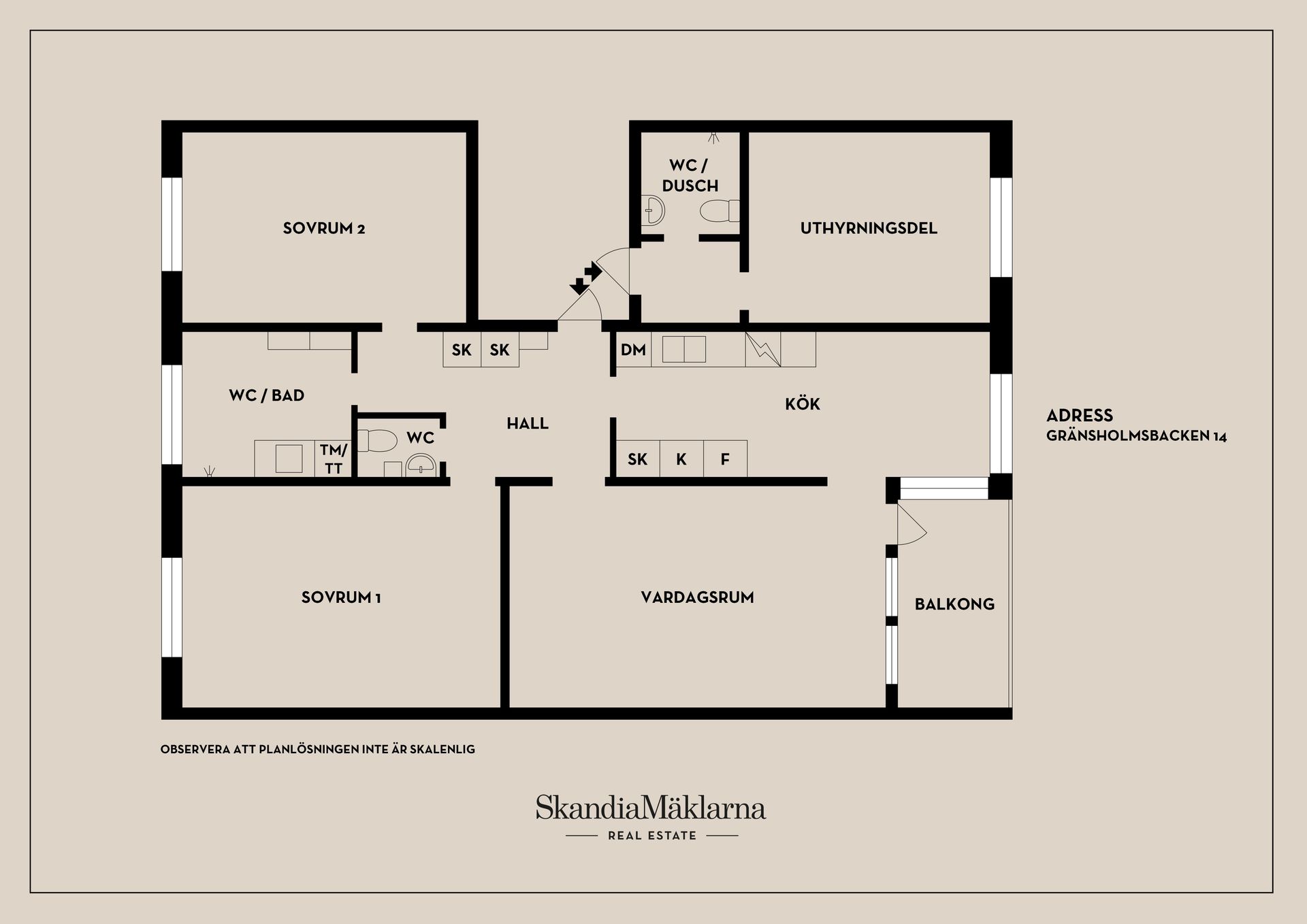 Bostadsrätt, Gränsholmsbacken 14, Skärholmen