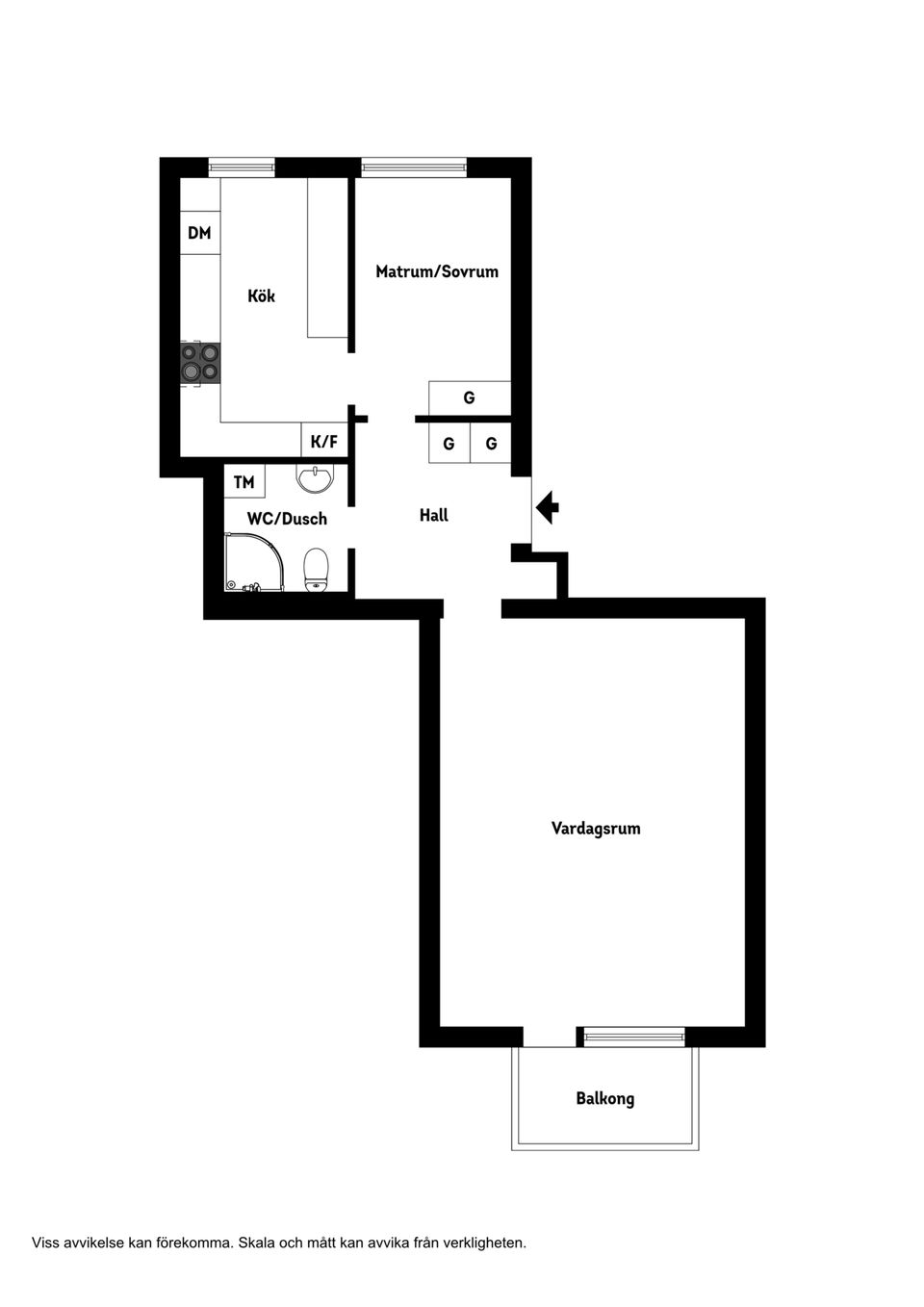 Bostadsrätt, Djurgårdsvägen 1B, Sanna, Kristinehamn