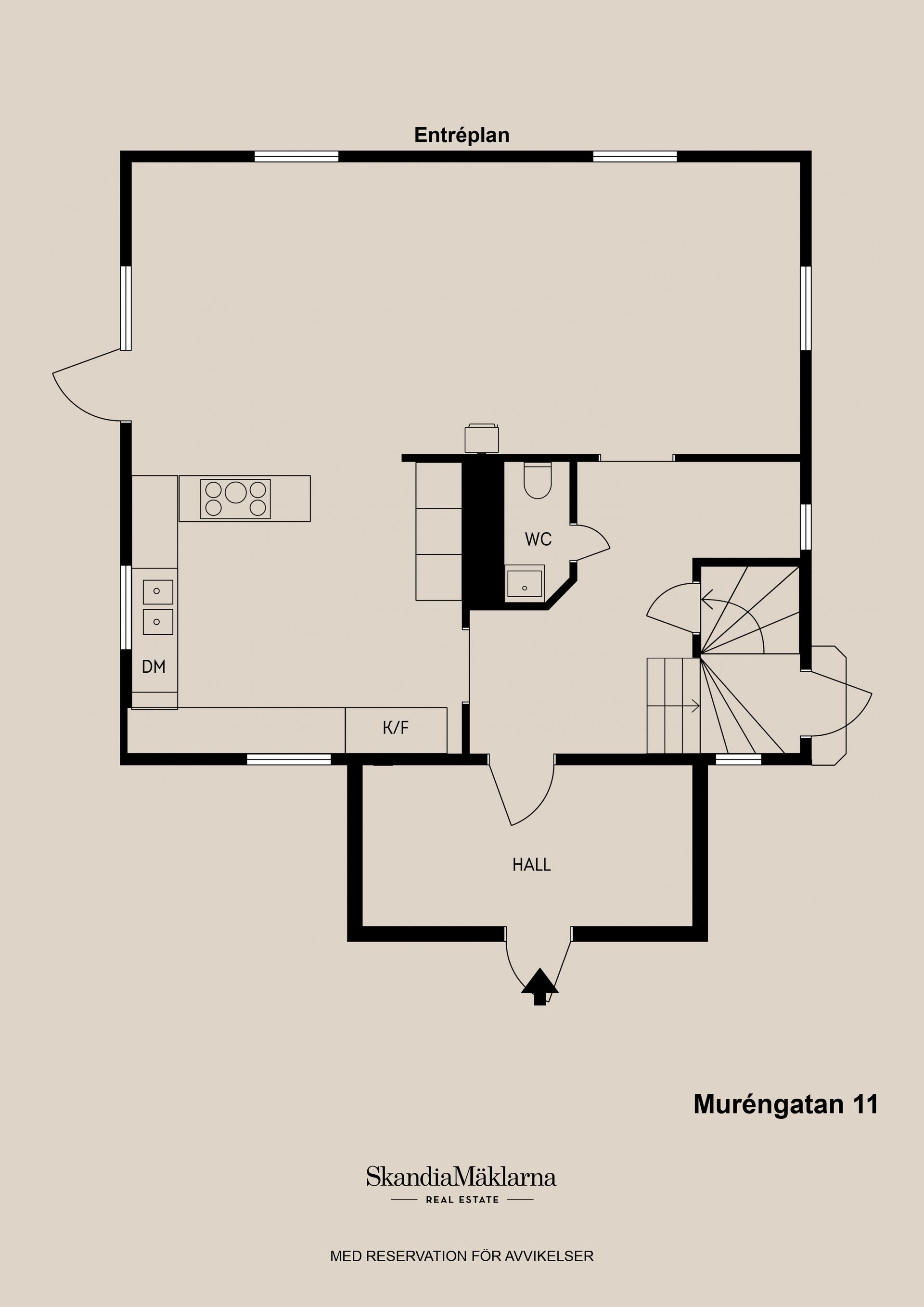 Villa, Muréngatan 11, Sandviken