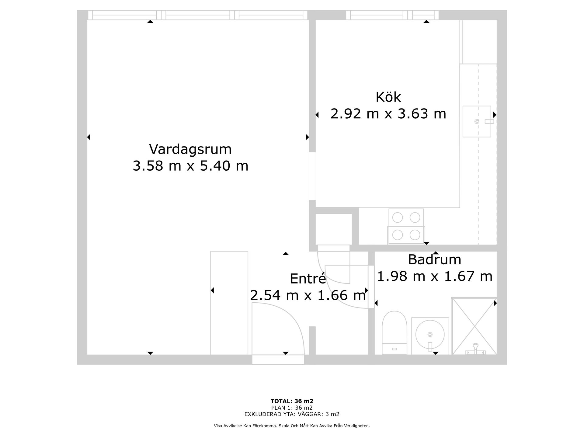 Bostadsrätt, Östanvindsvägen 3A, Uddevalla centrum, Uddevalla