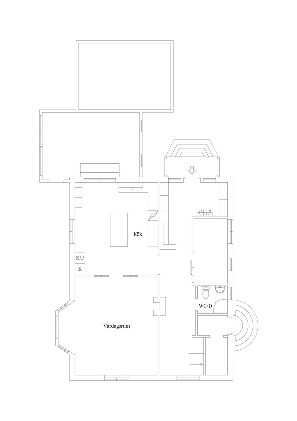 Villa, Prästgårdsgatan 2A, Centrala Skellefteå/Innerstan, Skellefteå