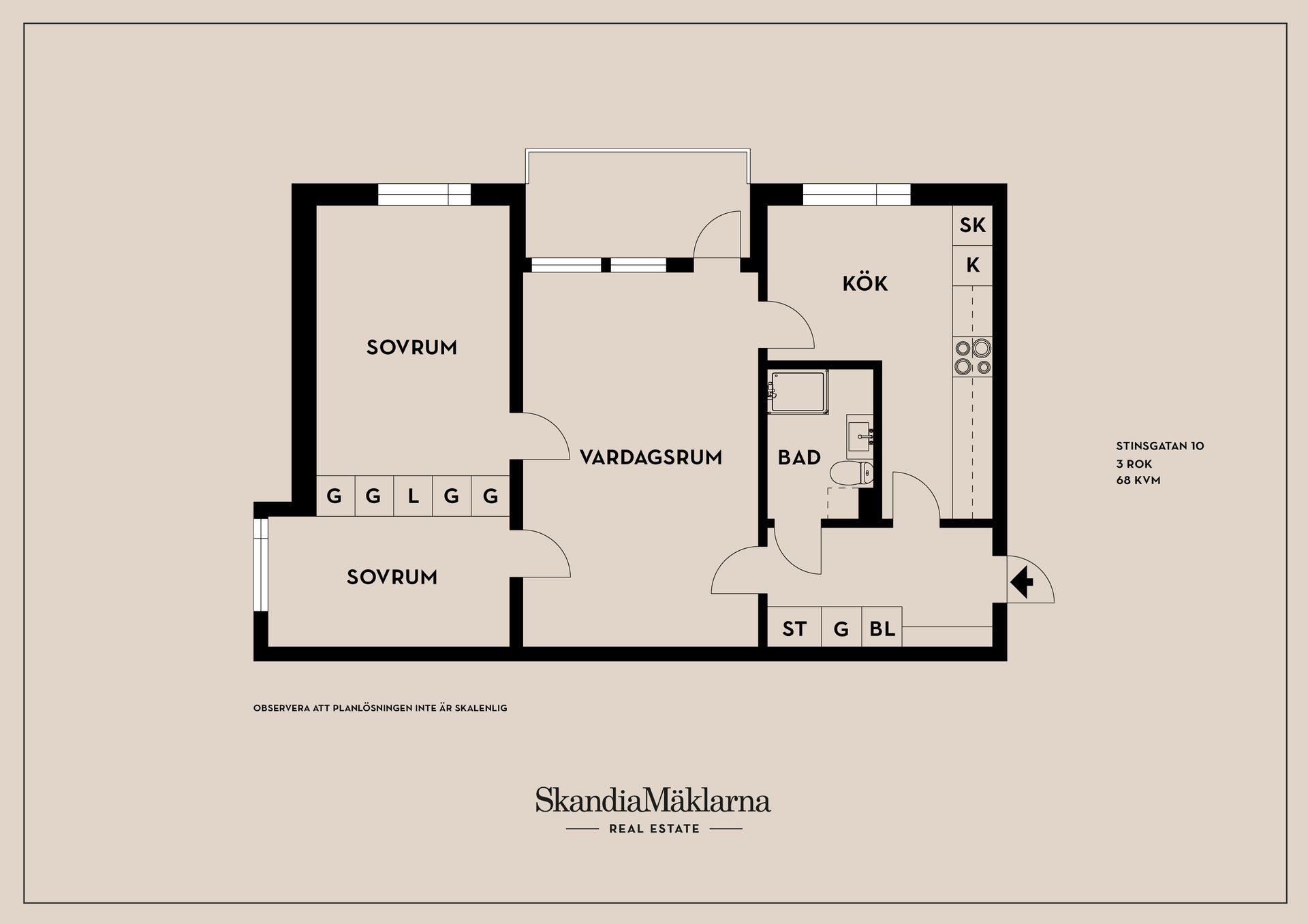 Bostadsrätt, Stinsgatan 10, Karlstad