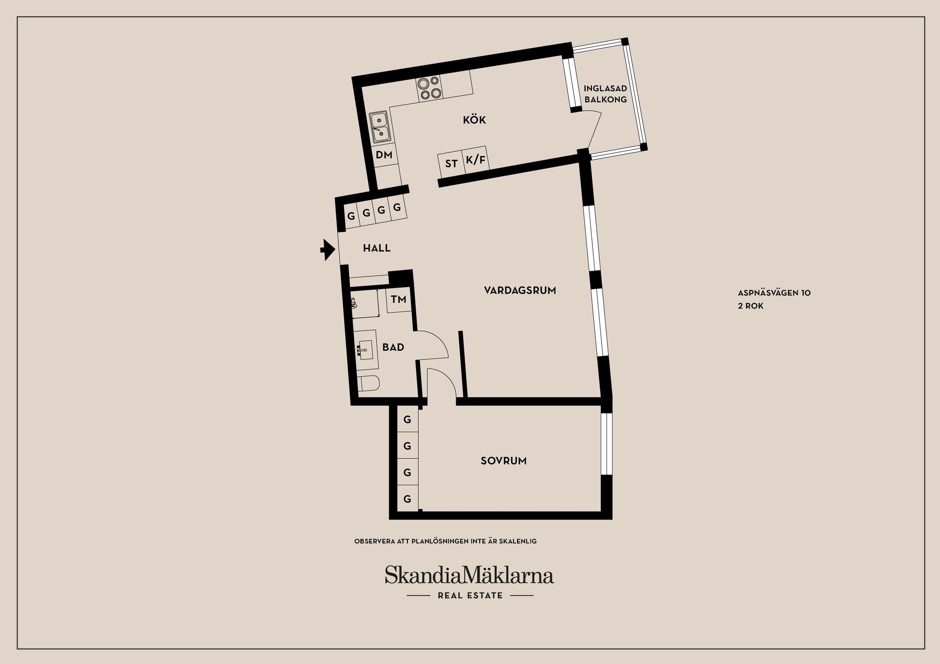 Bostadsrätt, Aspnäsvägen 10, Jakobsberg, Järfälla