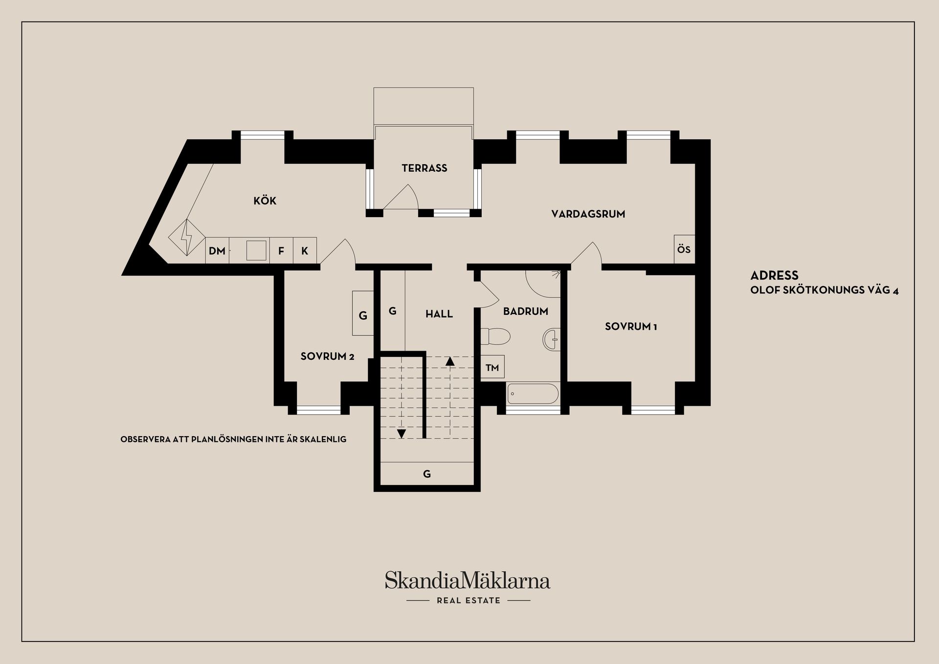 Bostadsrätt, Olof Skötkonungs Väg 4, Aspudden, Stockholm