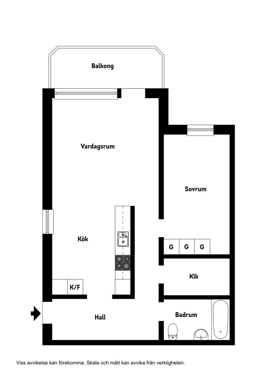 Bostadsrätt, Verkmästaregatan 34, Romberga, Enköping